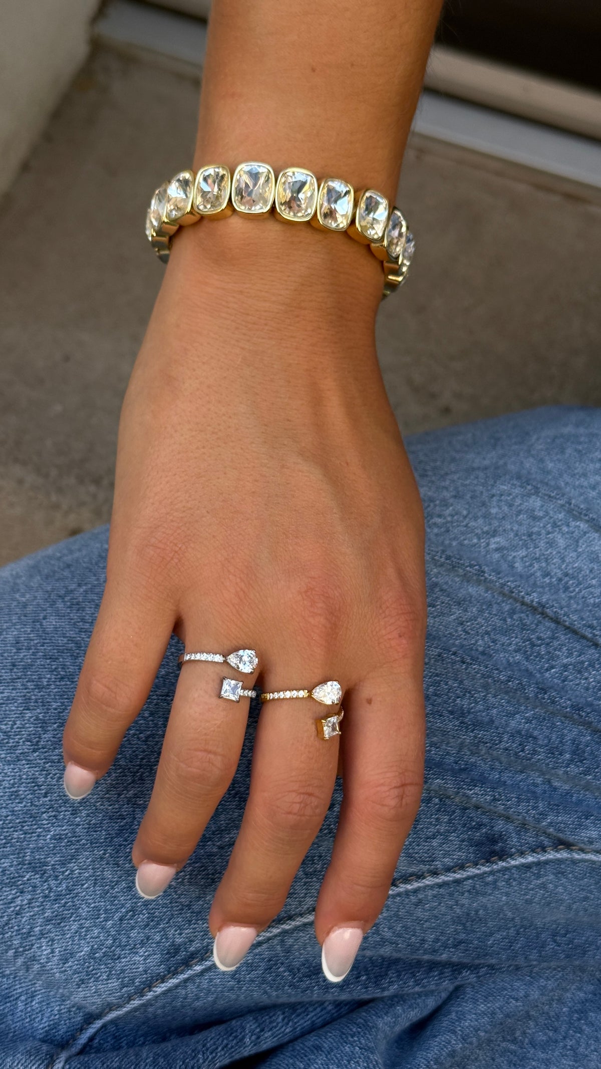 BAGUE RUBIS - ARGENT