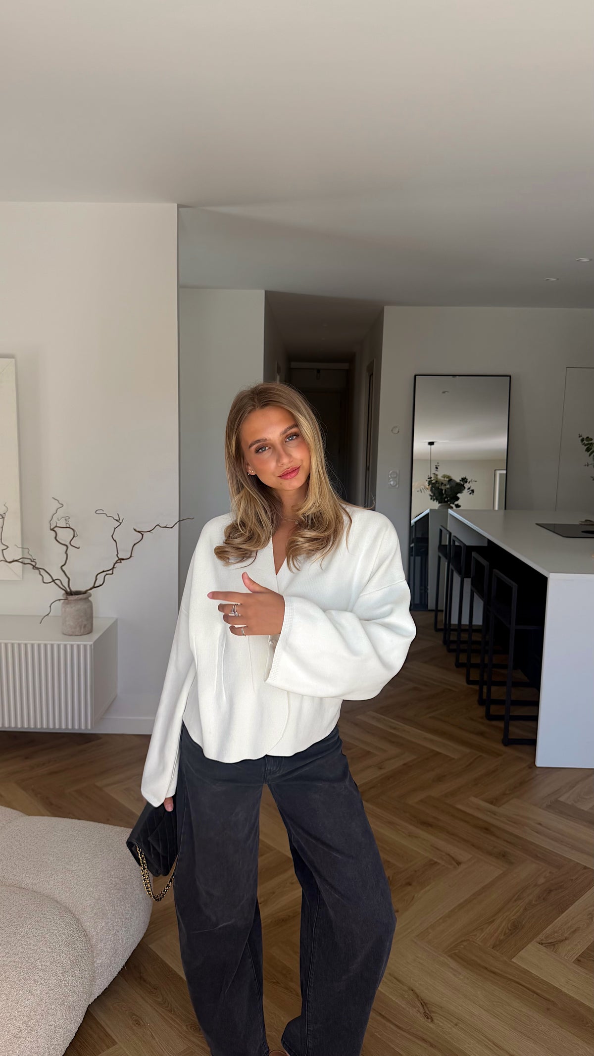 GILET OLYMPE - BLANC
