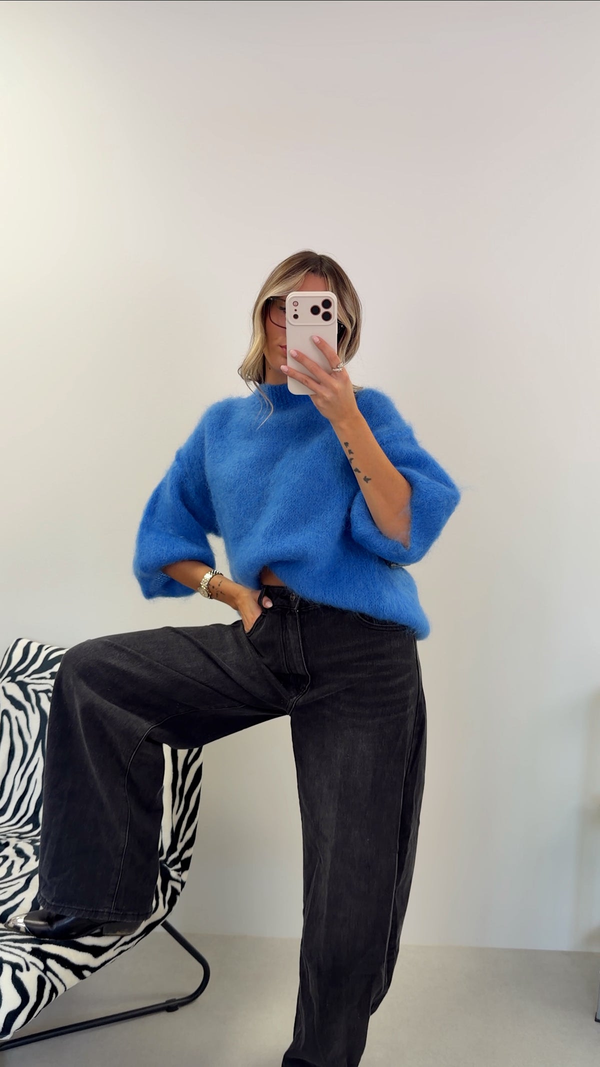 PULL VALERIE - BLEU