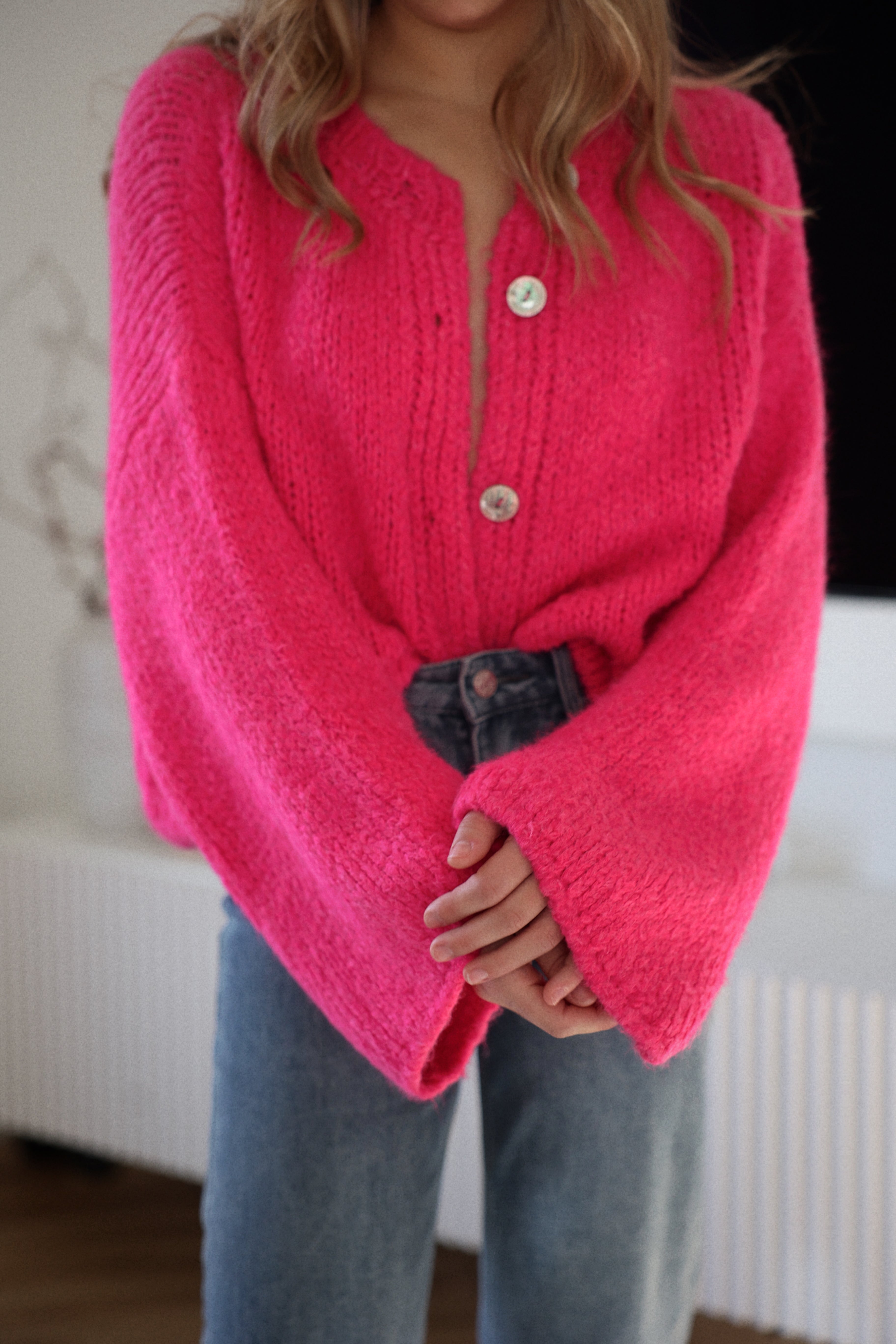 GILET LARA - FUCHSIA