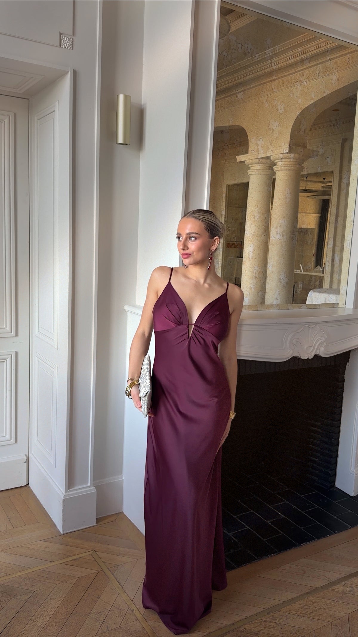 ROBE ANITA - PRUNE
