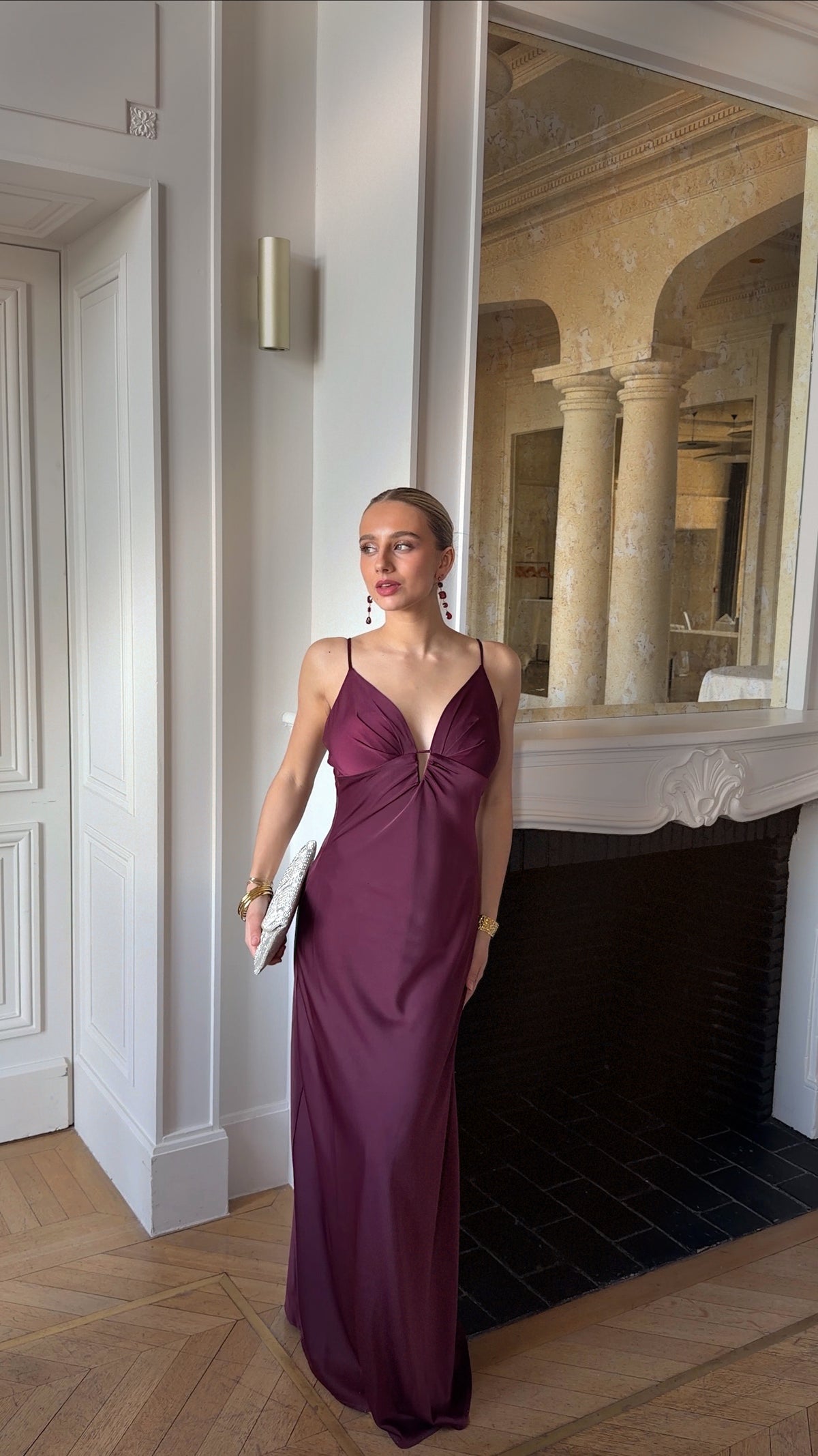 ROBE ANITA - PRUNE