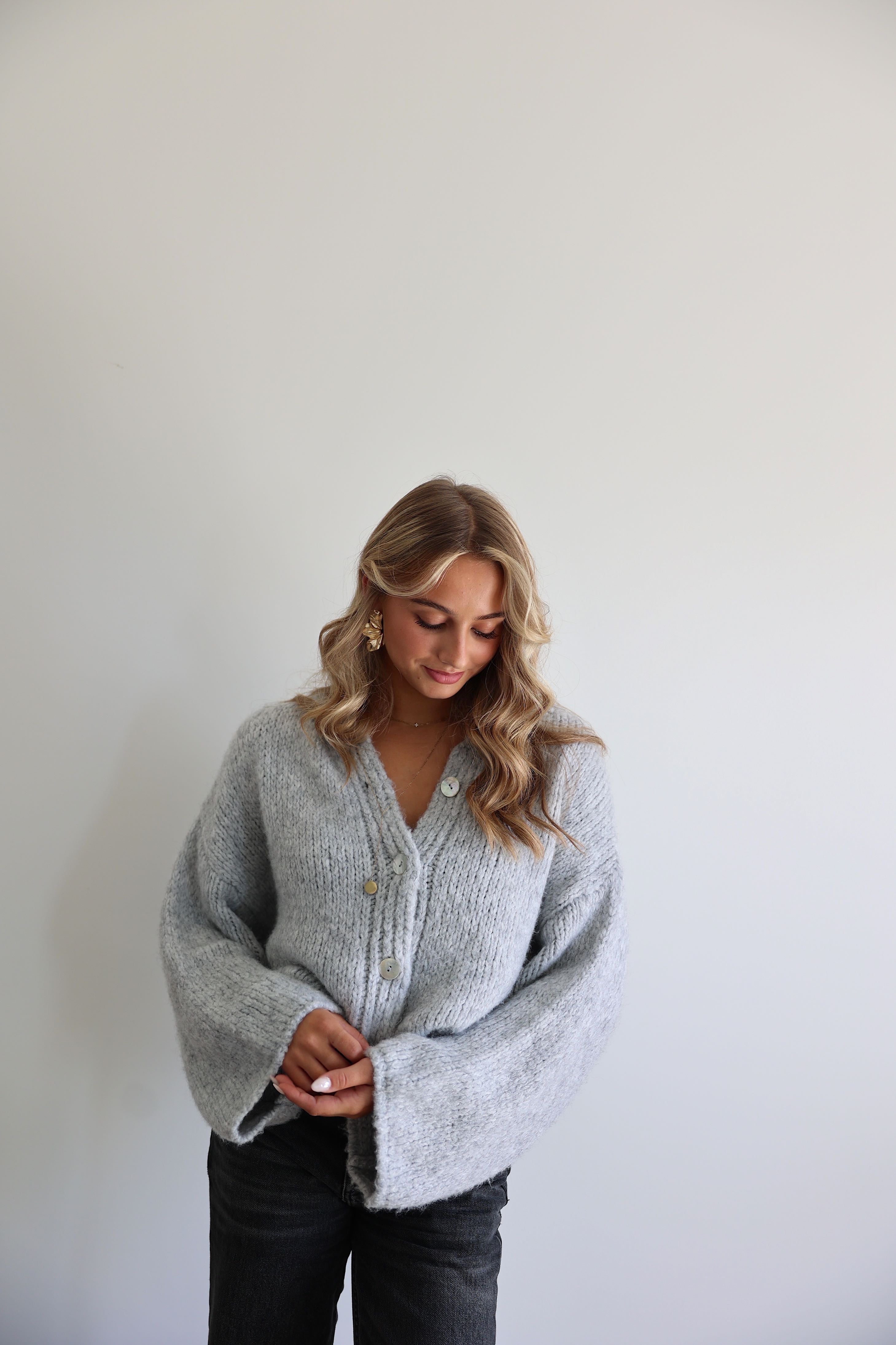 LARA CARDIGAN - GREY