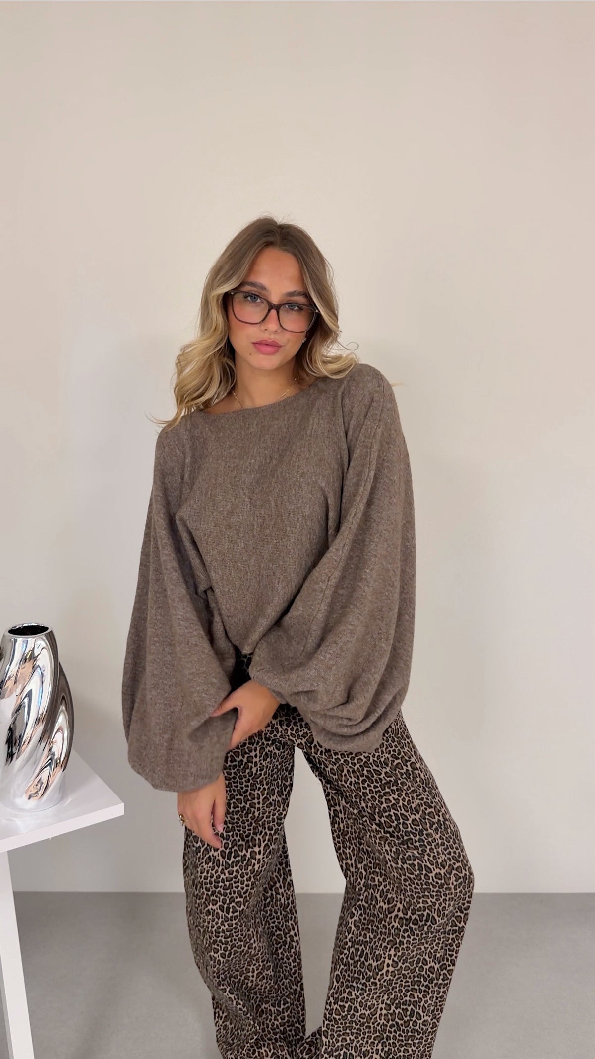 PULL ZOE - TAUPE