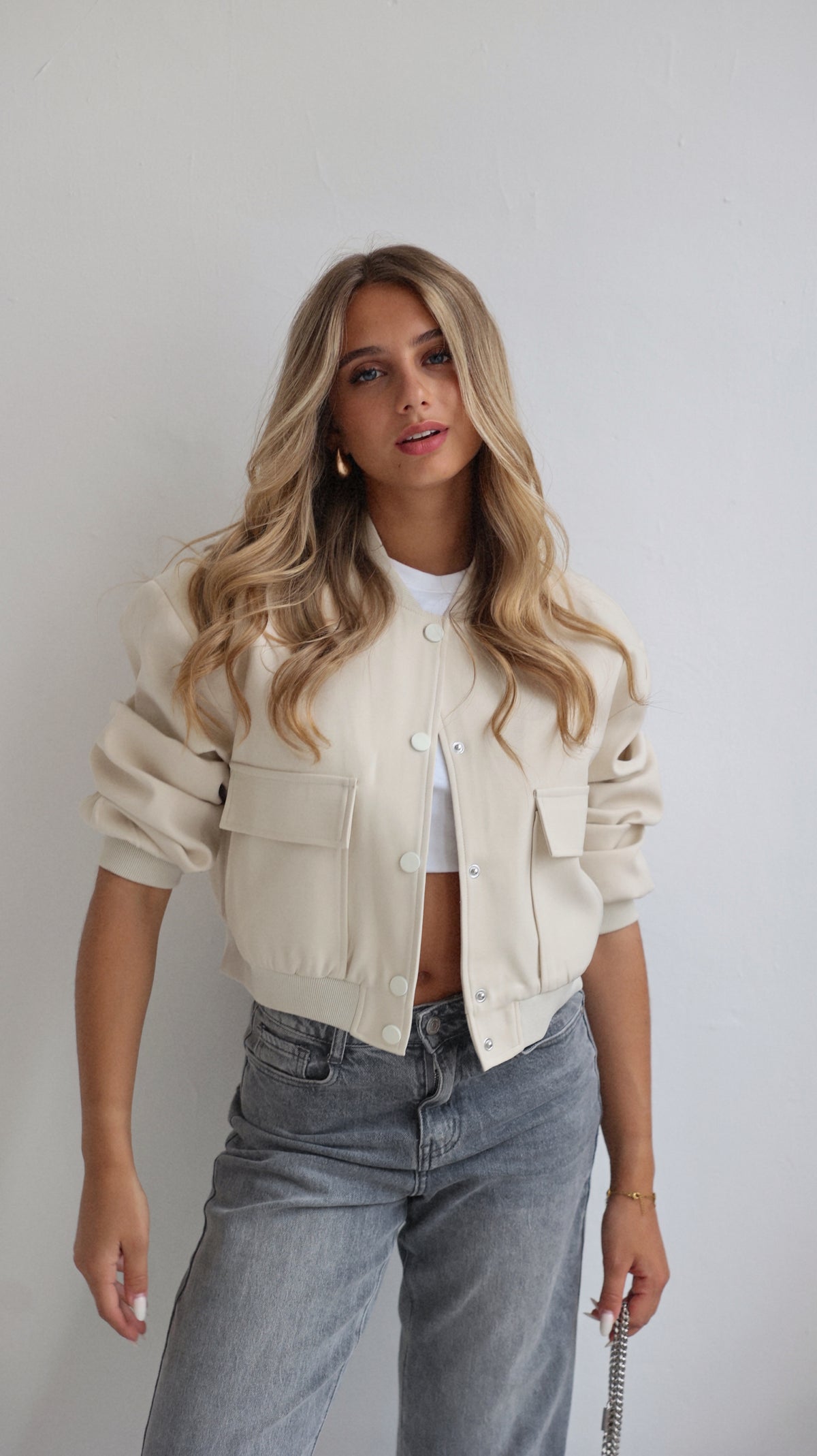 BOMBER ALIZEE - BEIGE