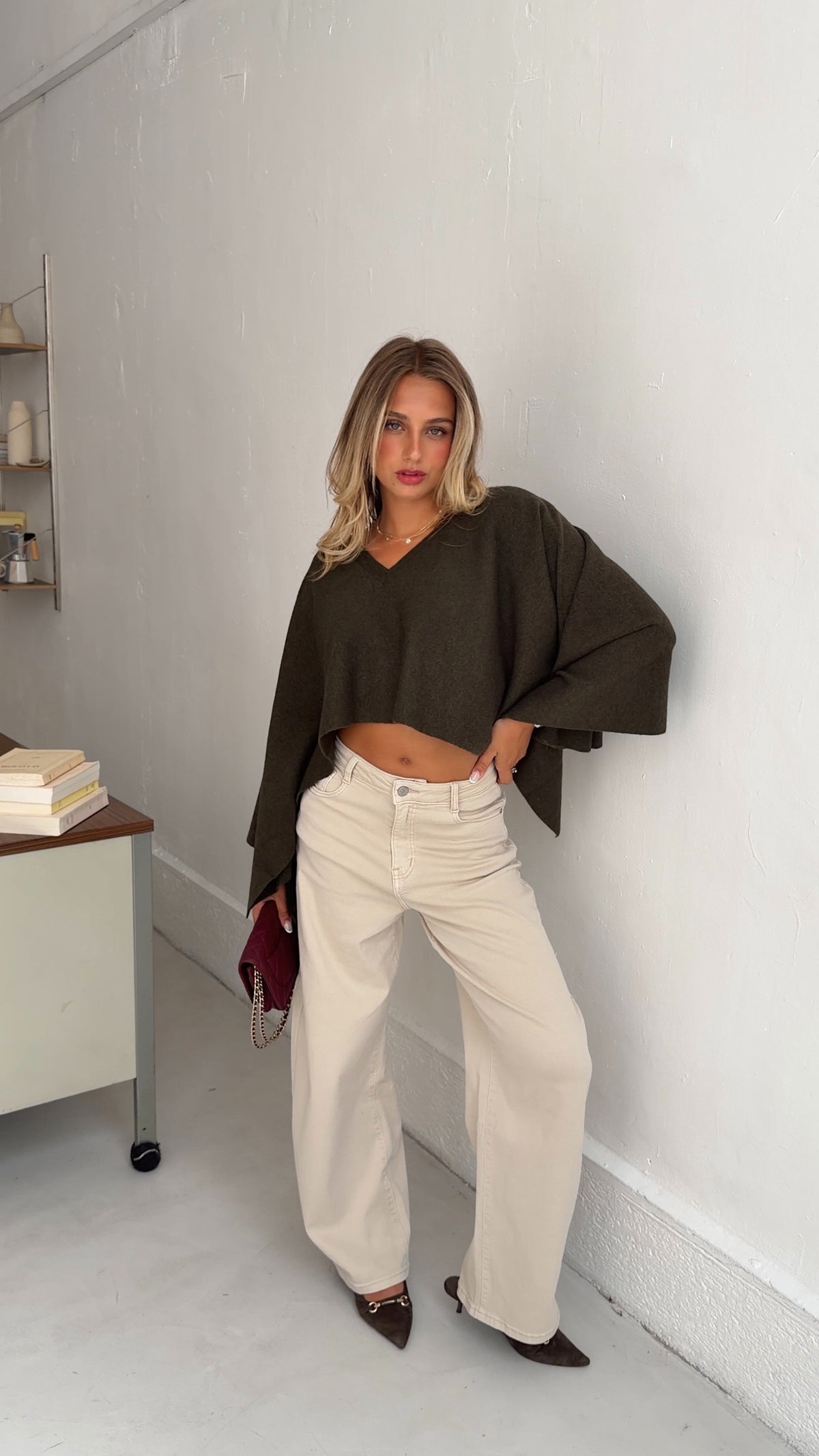 PULL AURORE - KAKI