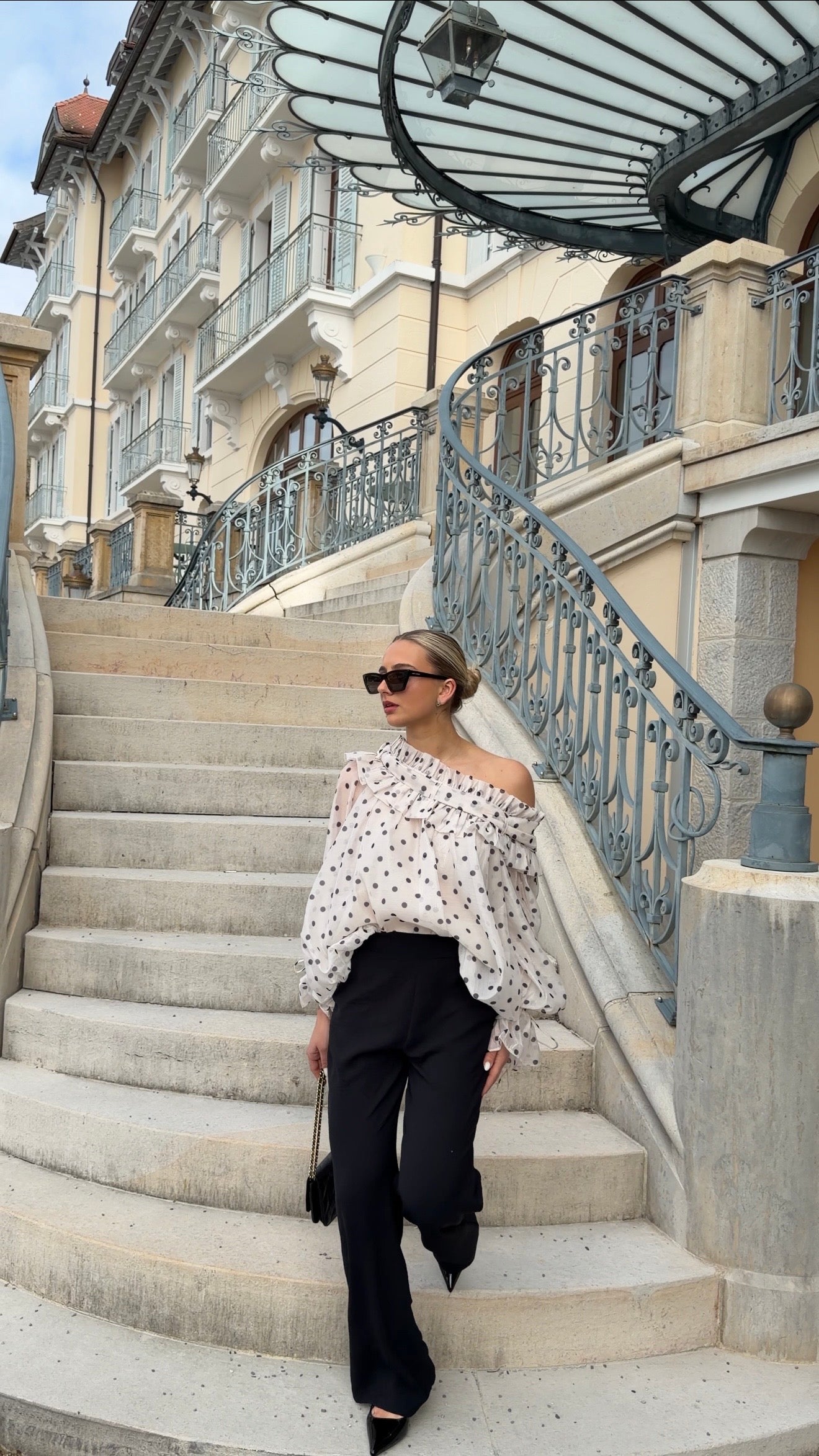 BRIGITTE BLOUSE - POLKA DOT