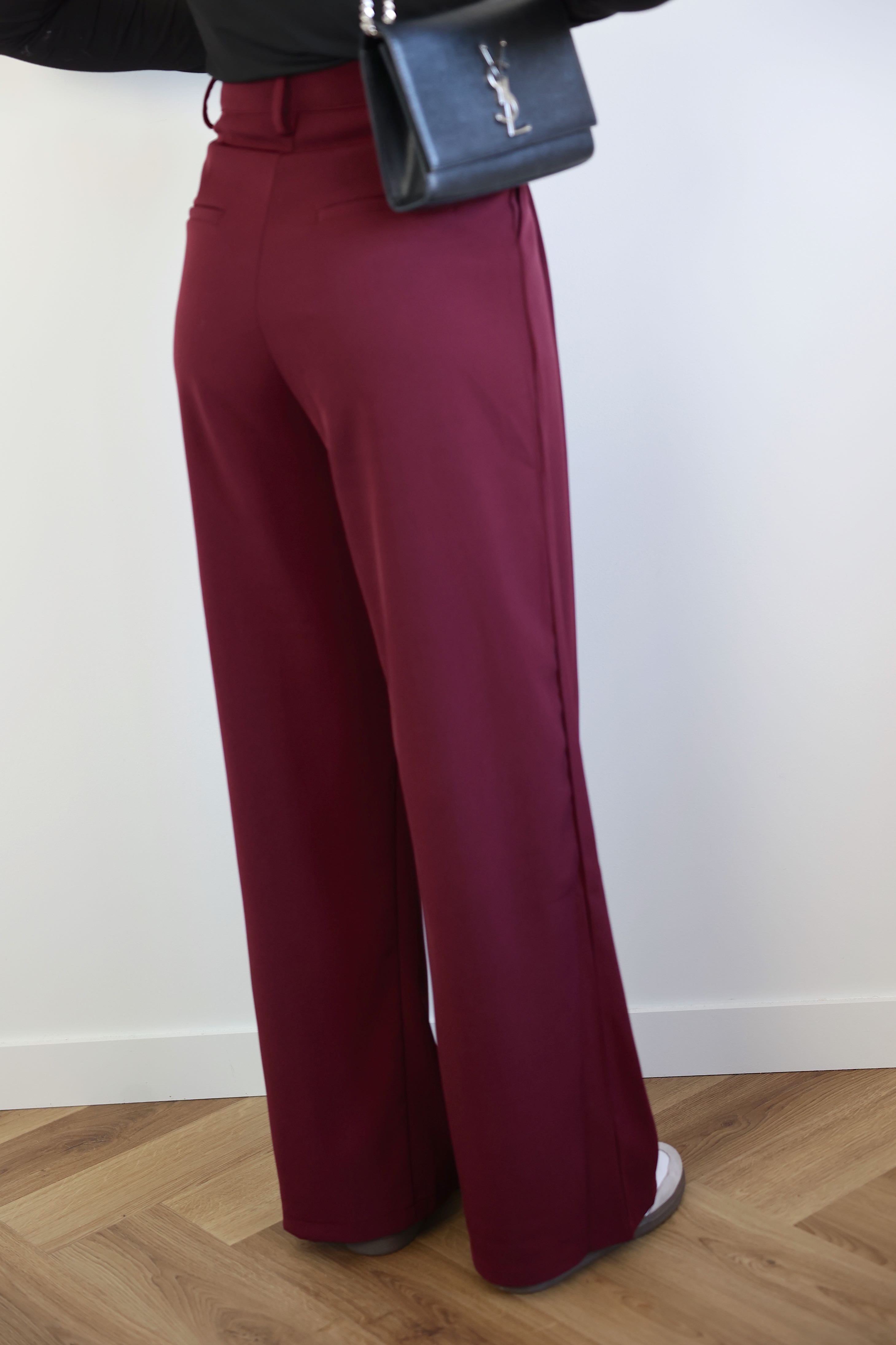 PANTALON SIMONA - BORDEAUX