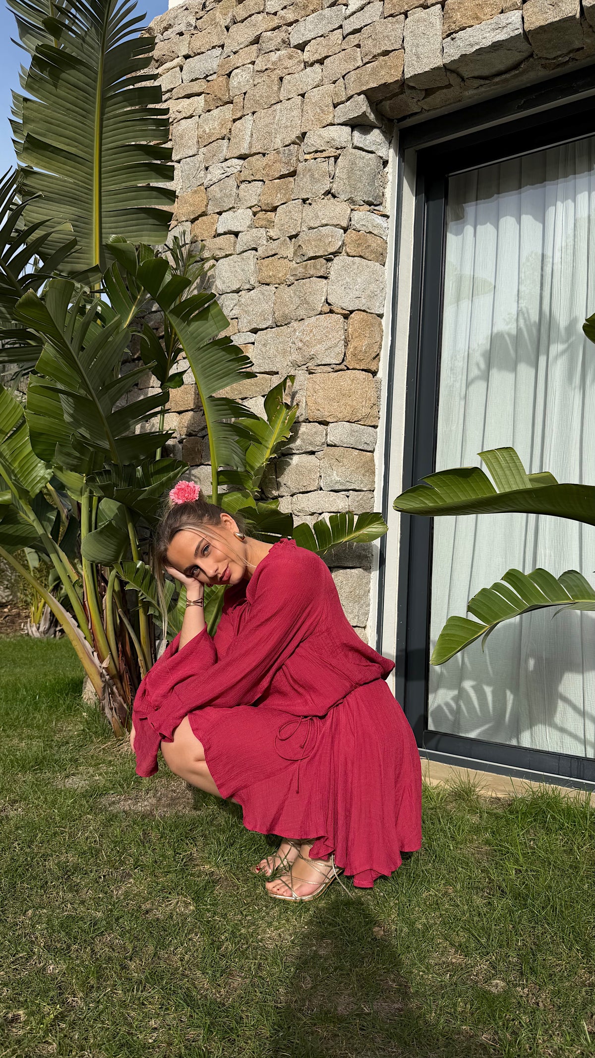 ROBE ISIS - BOIS DE ROSE