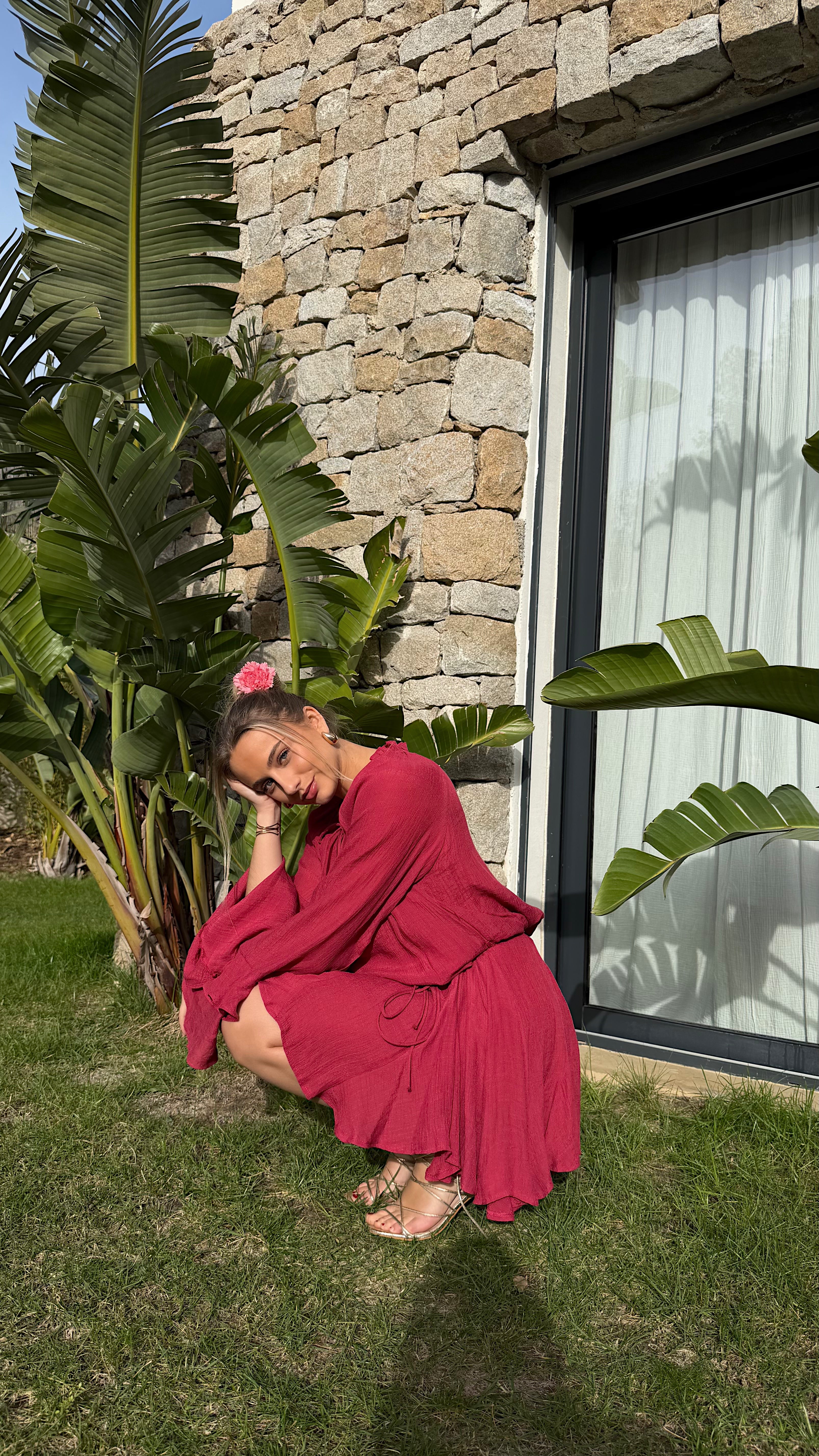 ROBE ISIS - BOIS DE ROSE