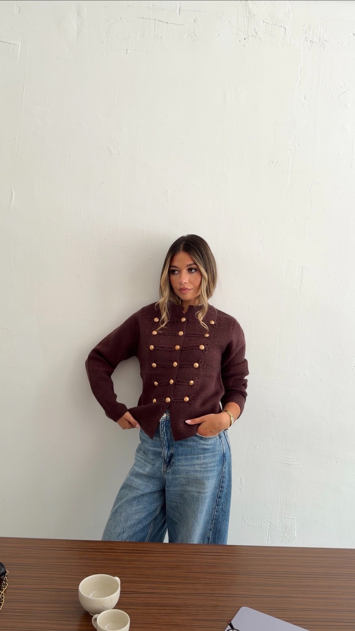 GILET SERENA - CHOCO
