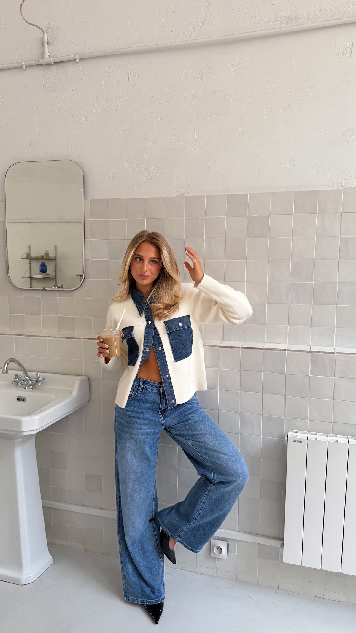 GILET ASTRID - ECRU