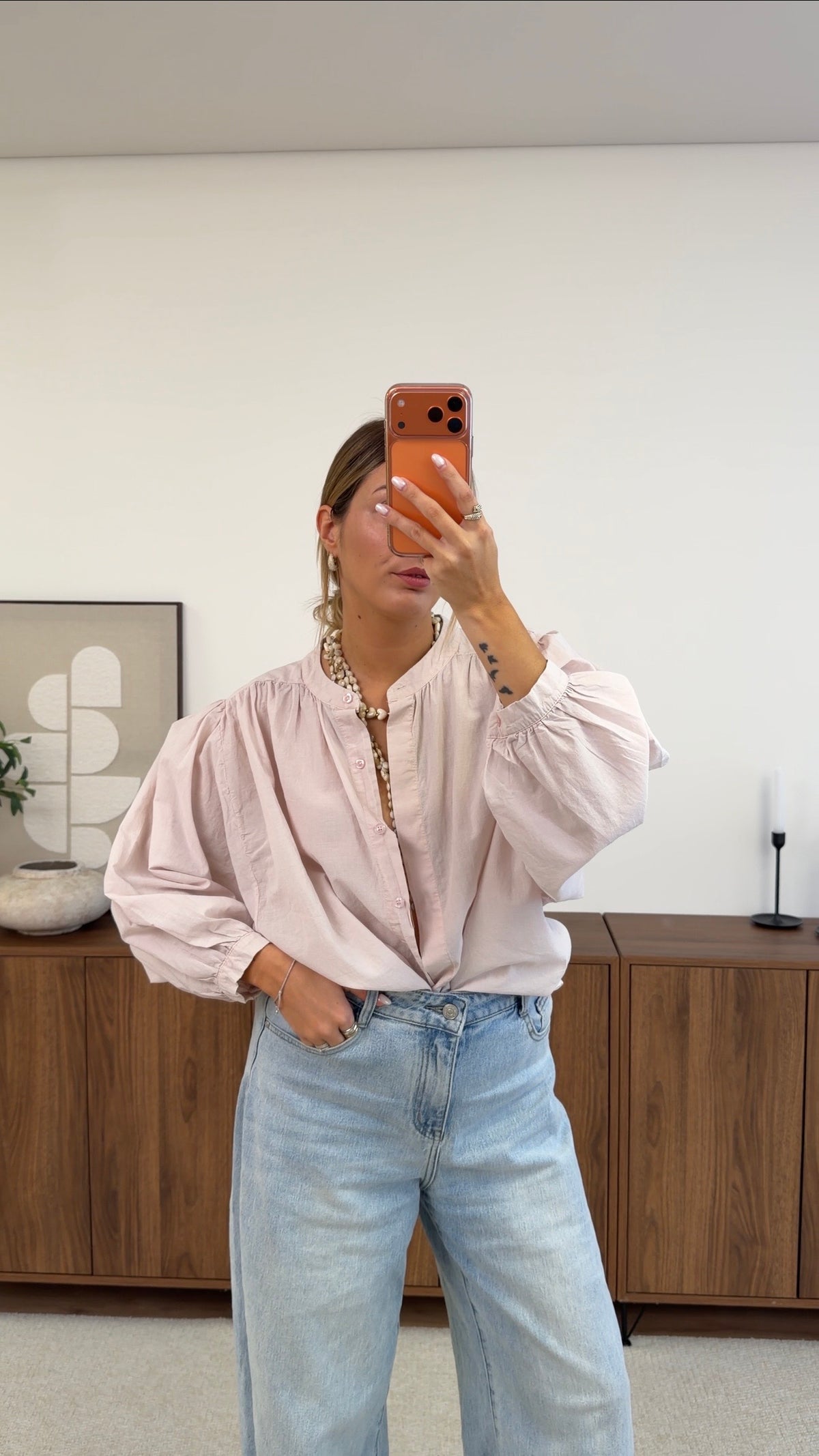 BLUSA CLÉA - ROSA CLARO