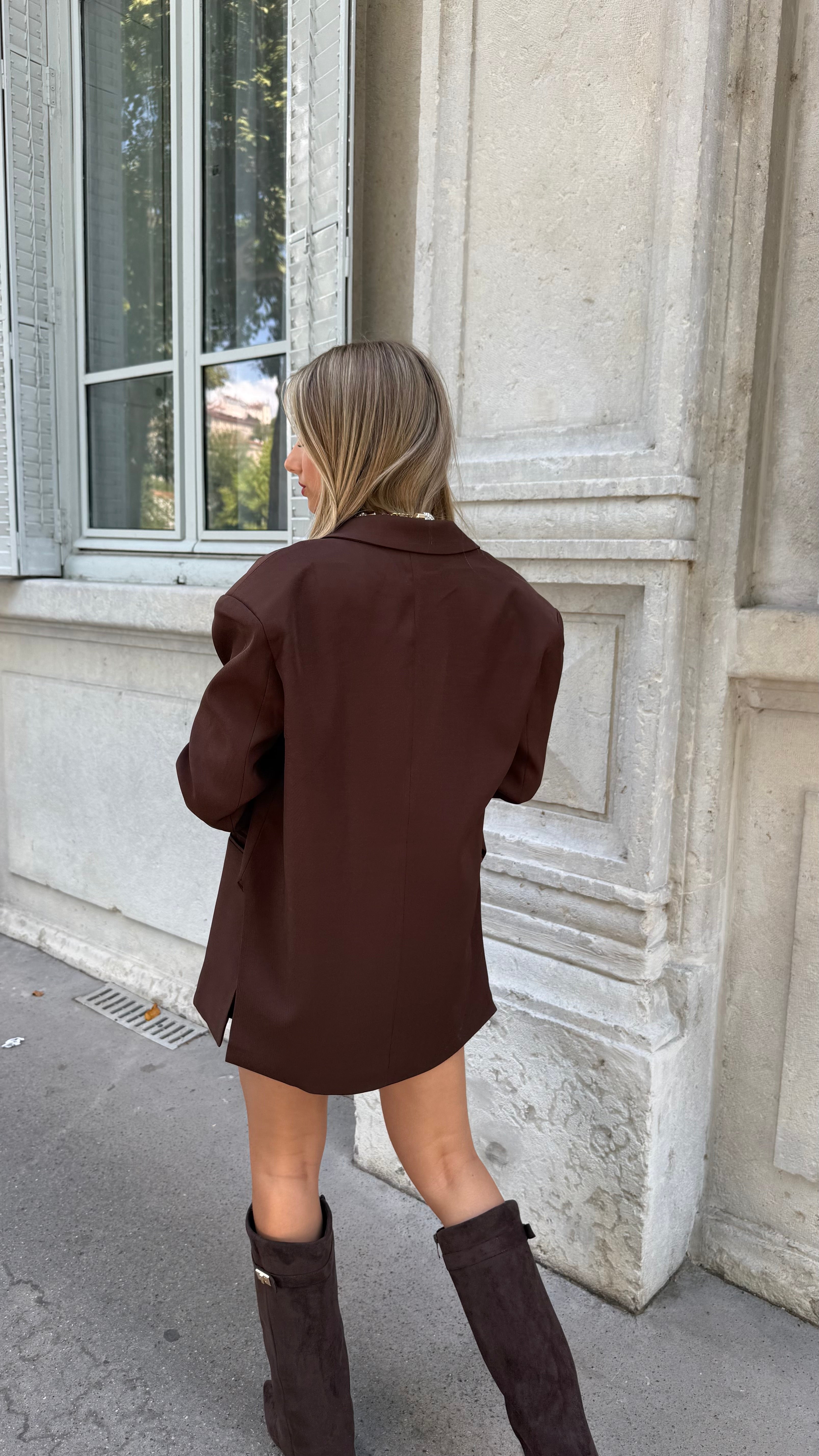 BLAZER MIA - CHOCO