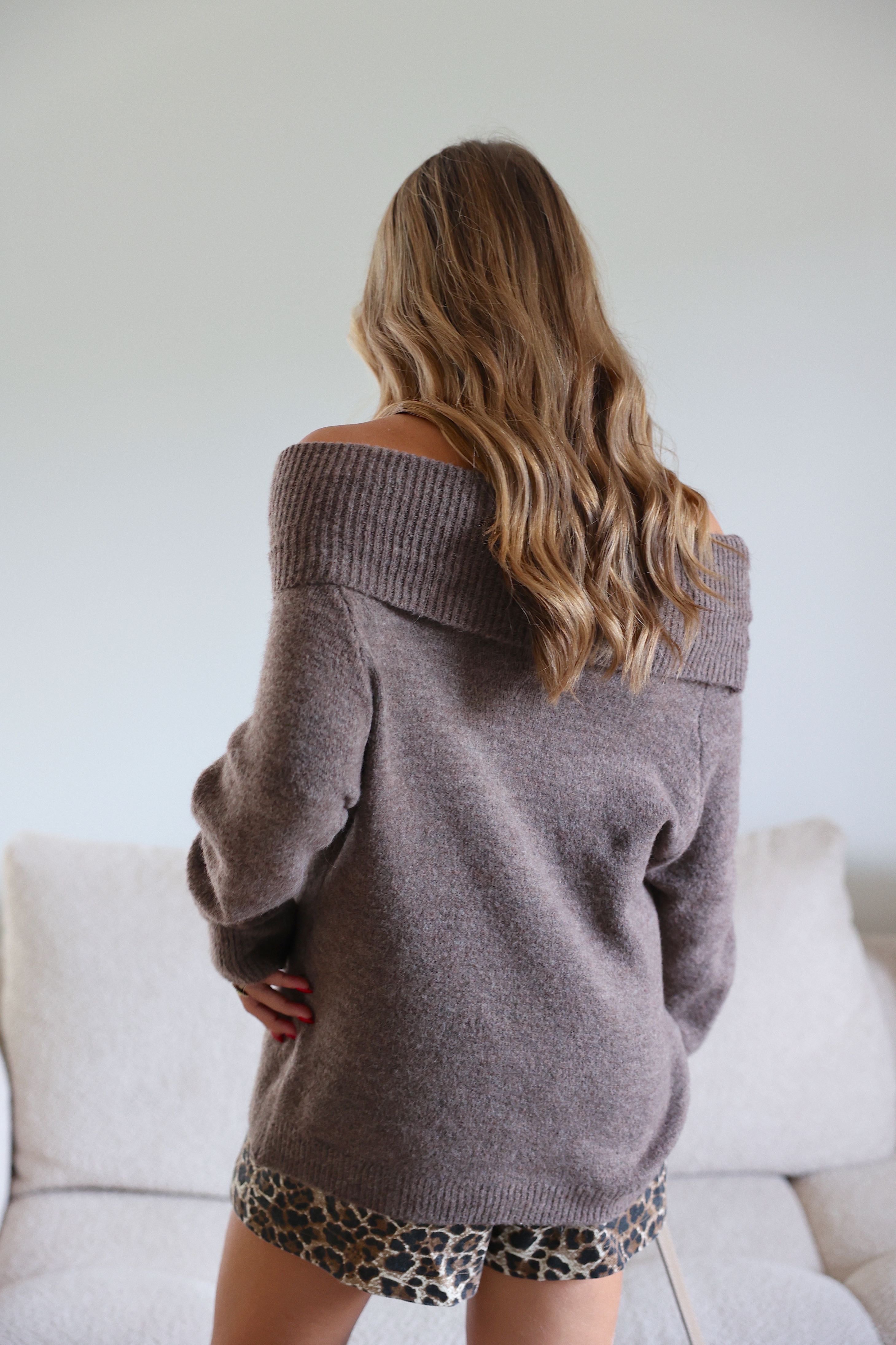 SANDRINE SWEATER - TAUPE