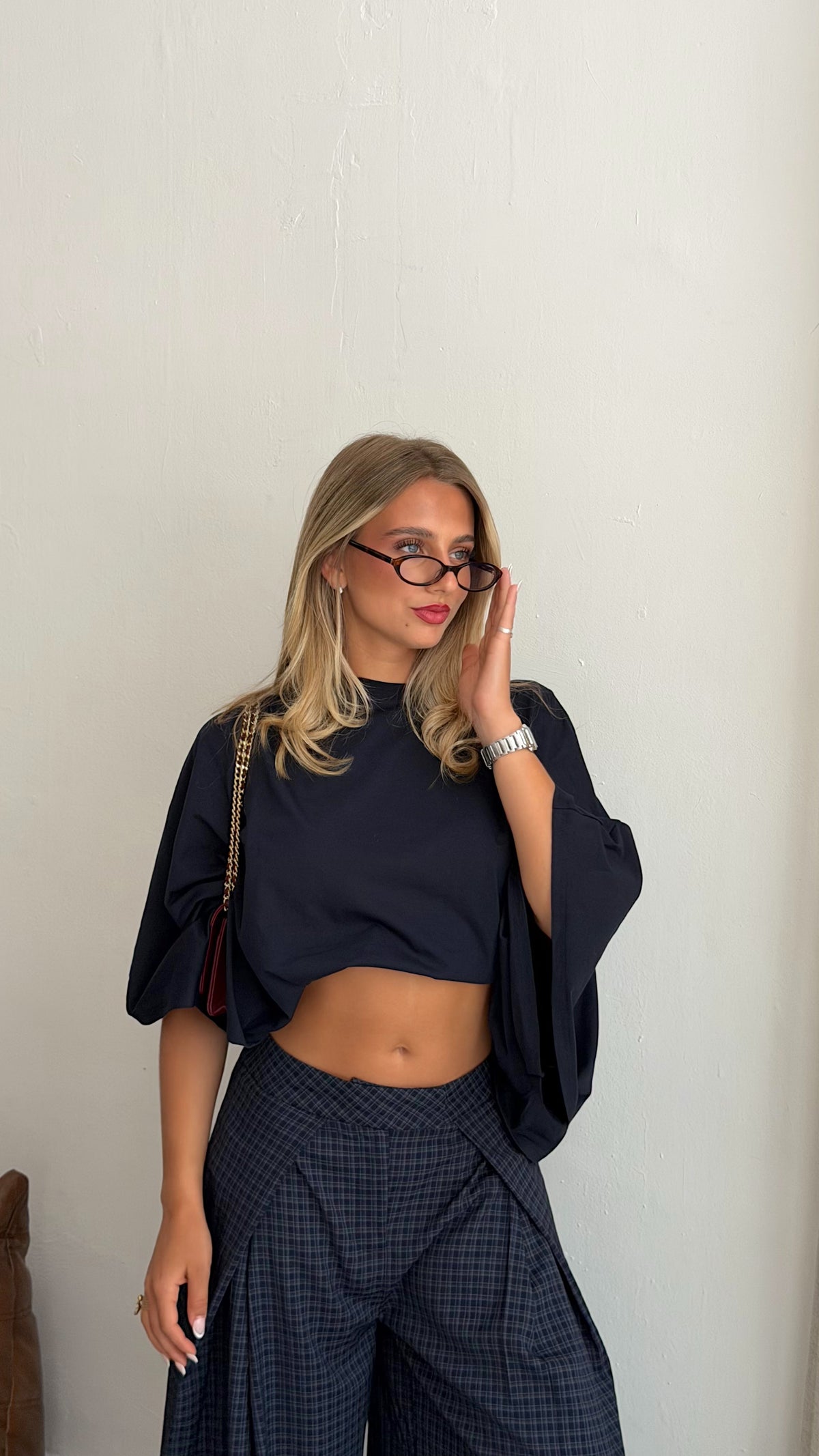 T SHIRT NINON - MARINE