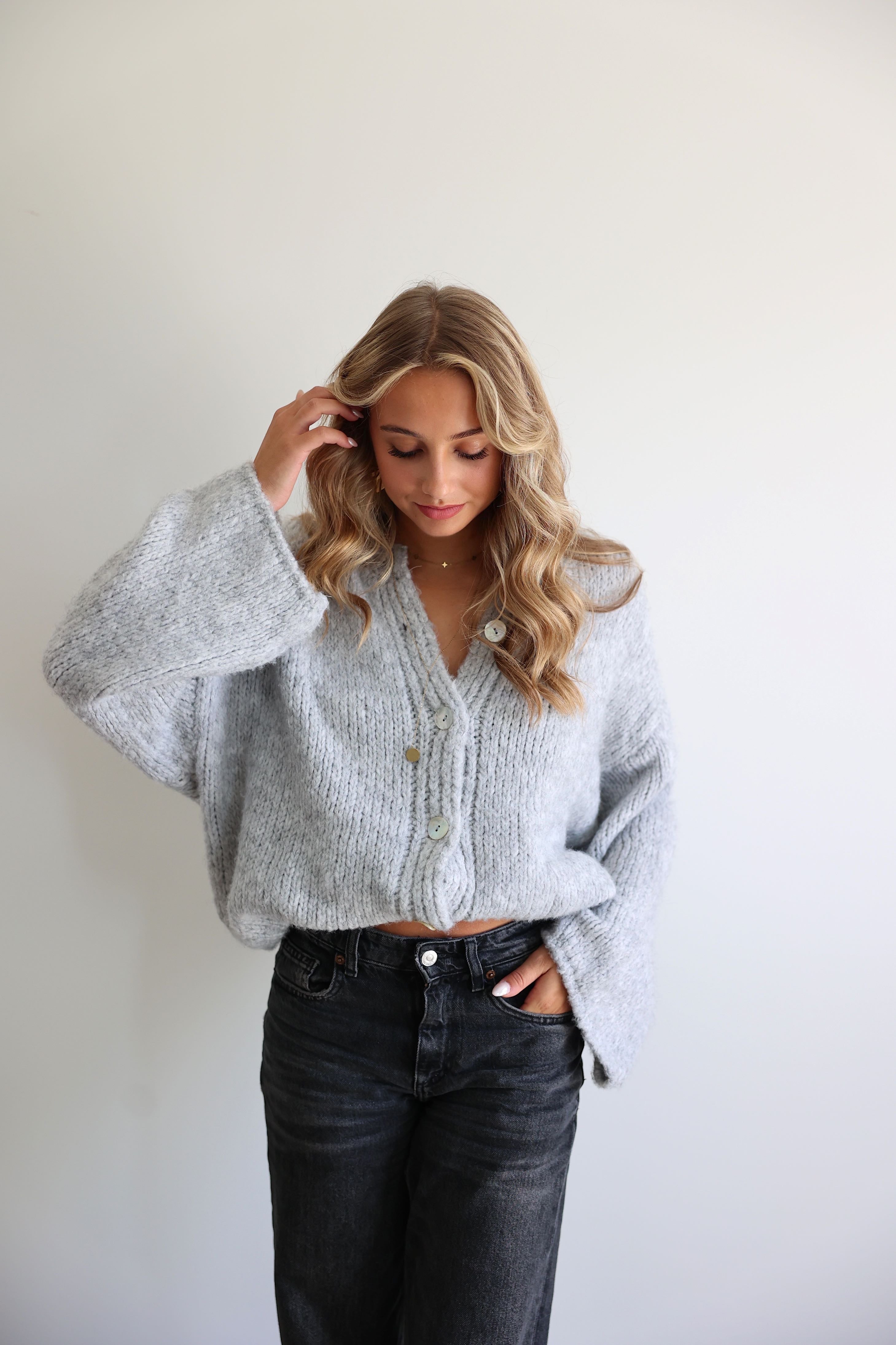 LARA CARDIGAN - GREY