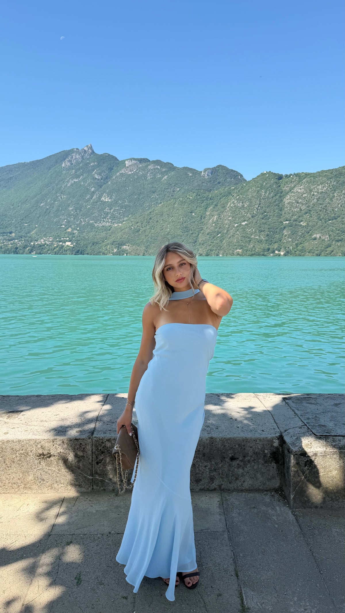 GIULIA DRESS - BLUE