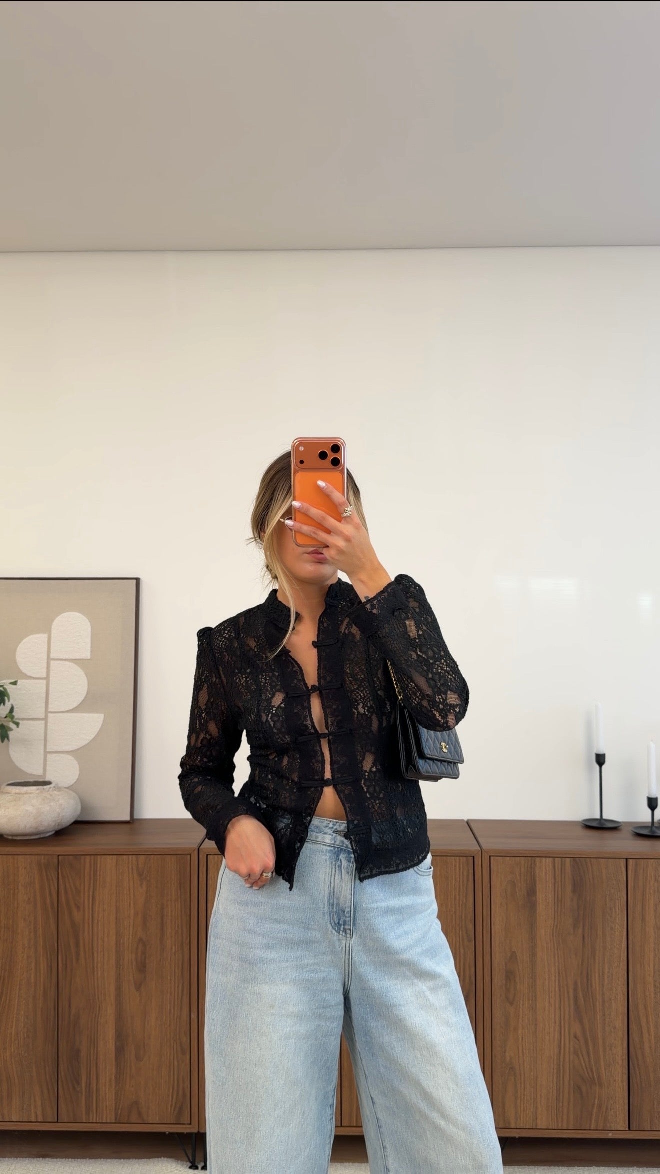 BLOUSE MONICA - BLACK
