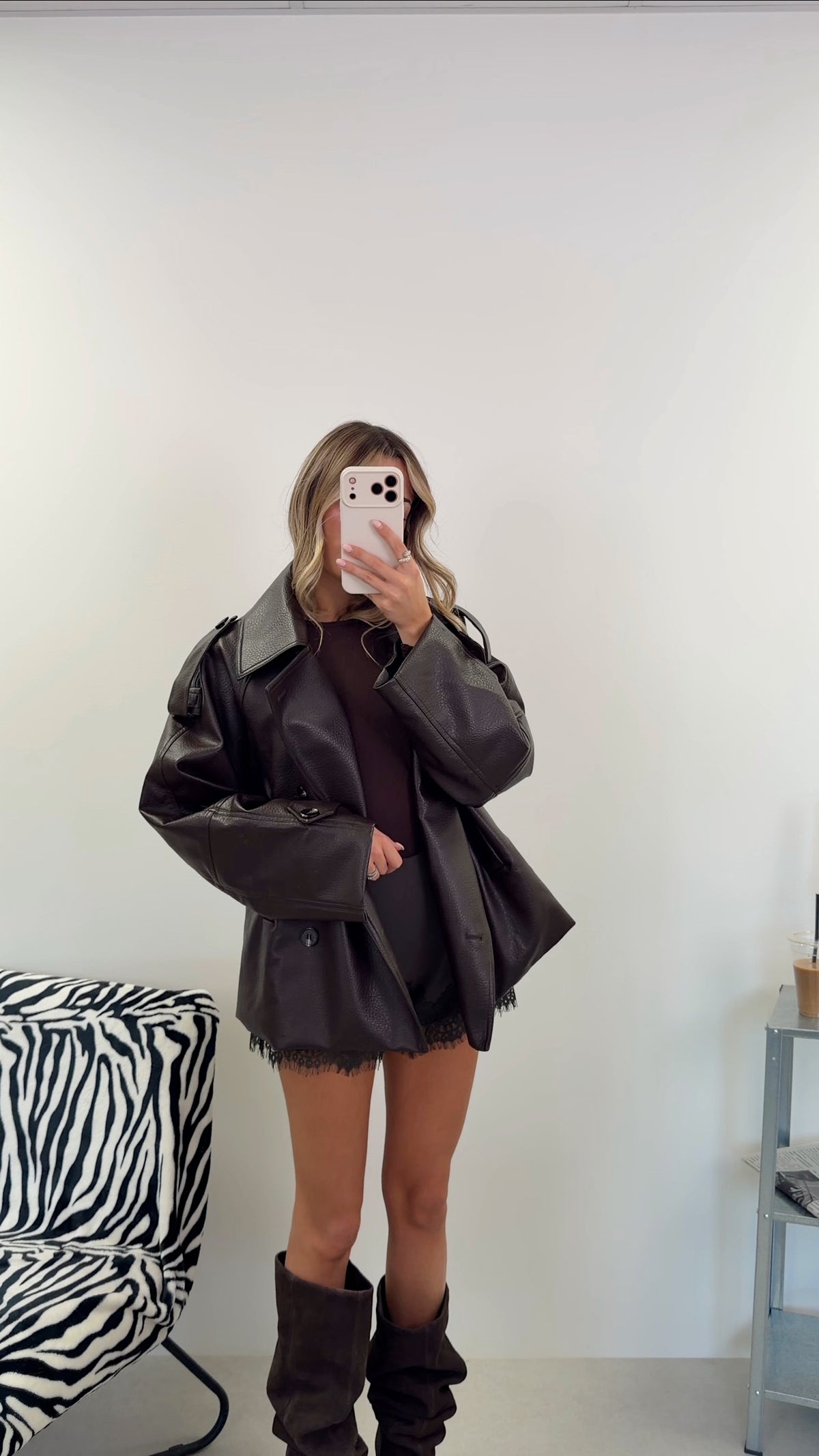 TRENCH COLETTE - CHOCO