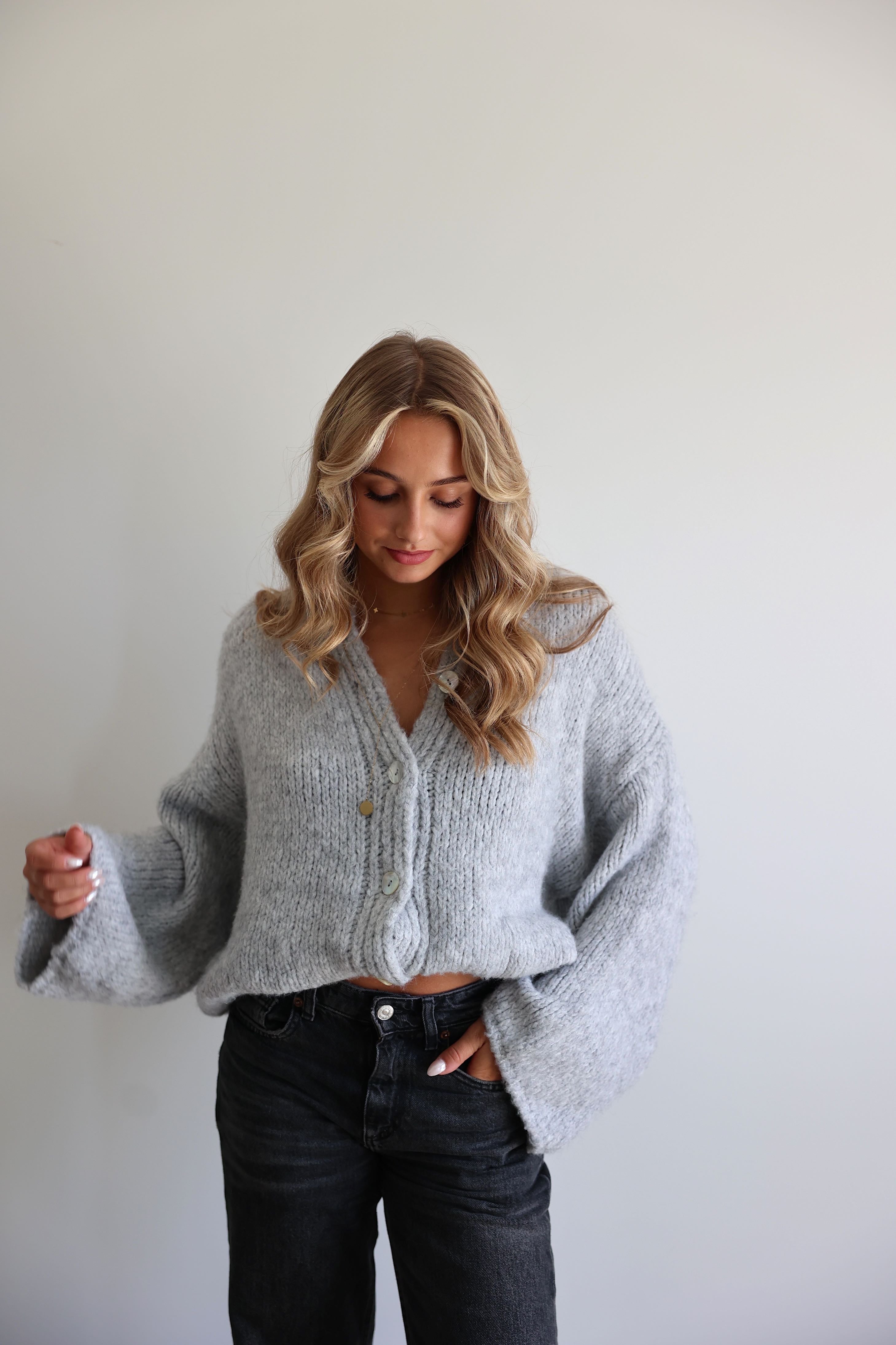 LARA CARDIGAN - GREY