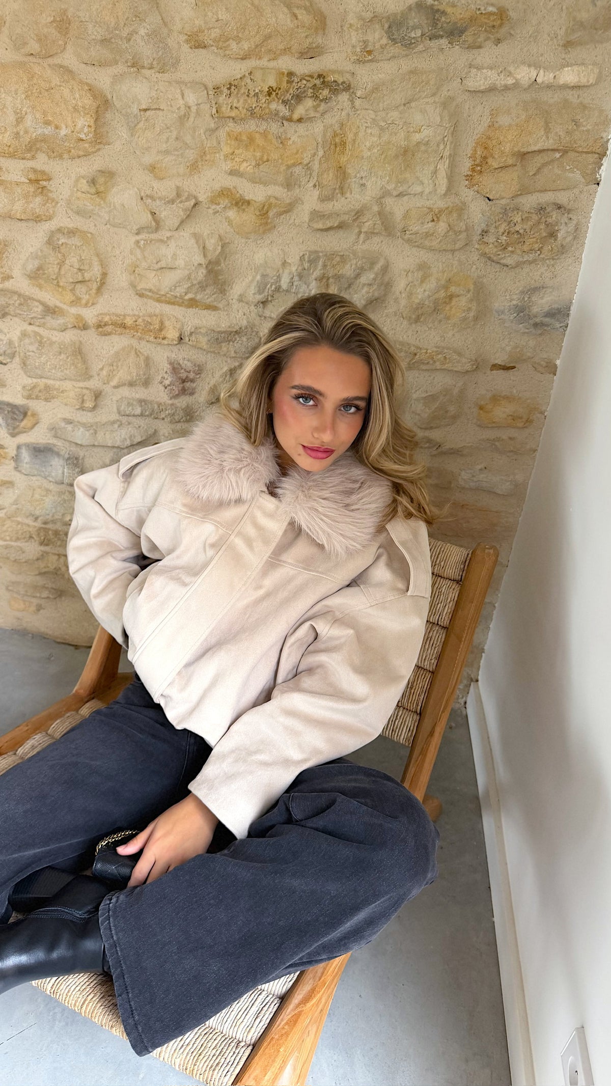 VESTE SOLYNE - BEIGE