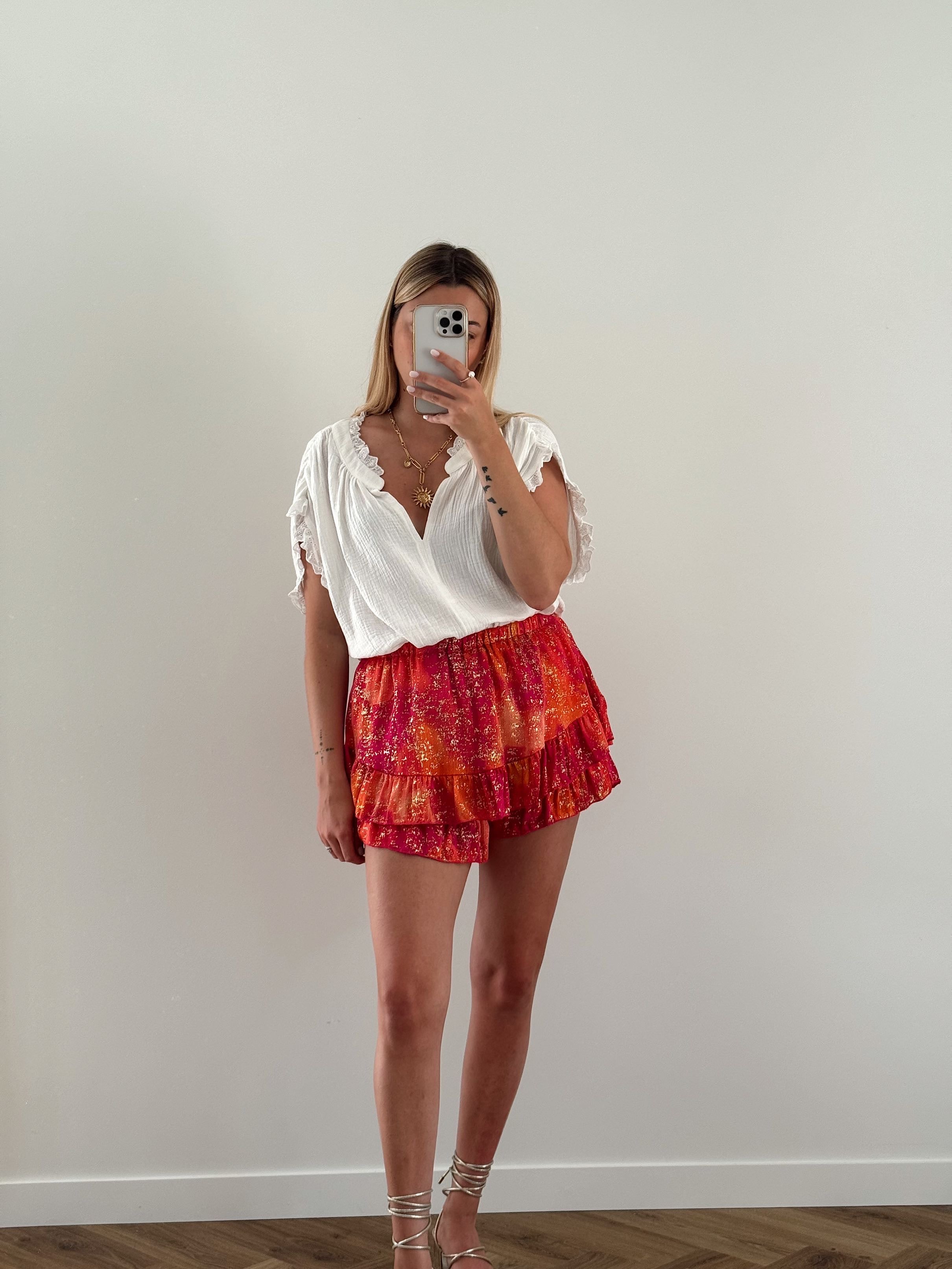 SKIRT SHORTS - NOELLIE - PINK