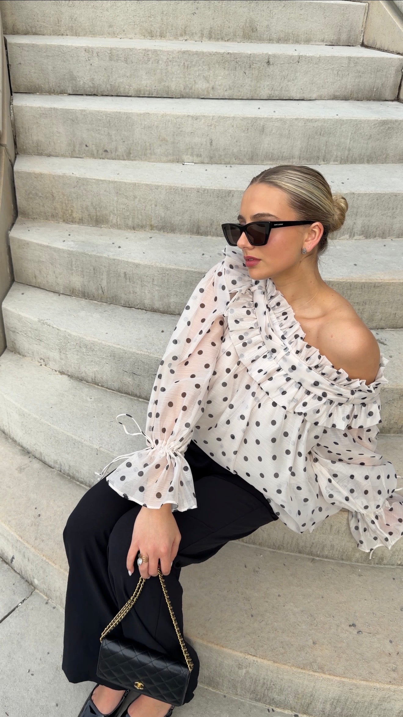 BRIGITTE BLOUSE - POLKA DOT