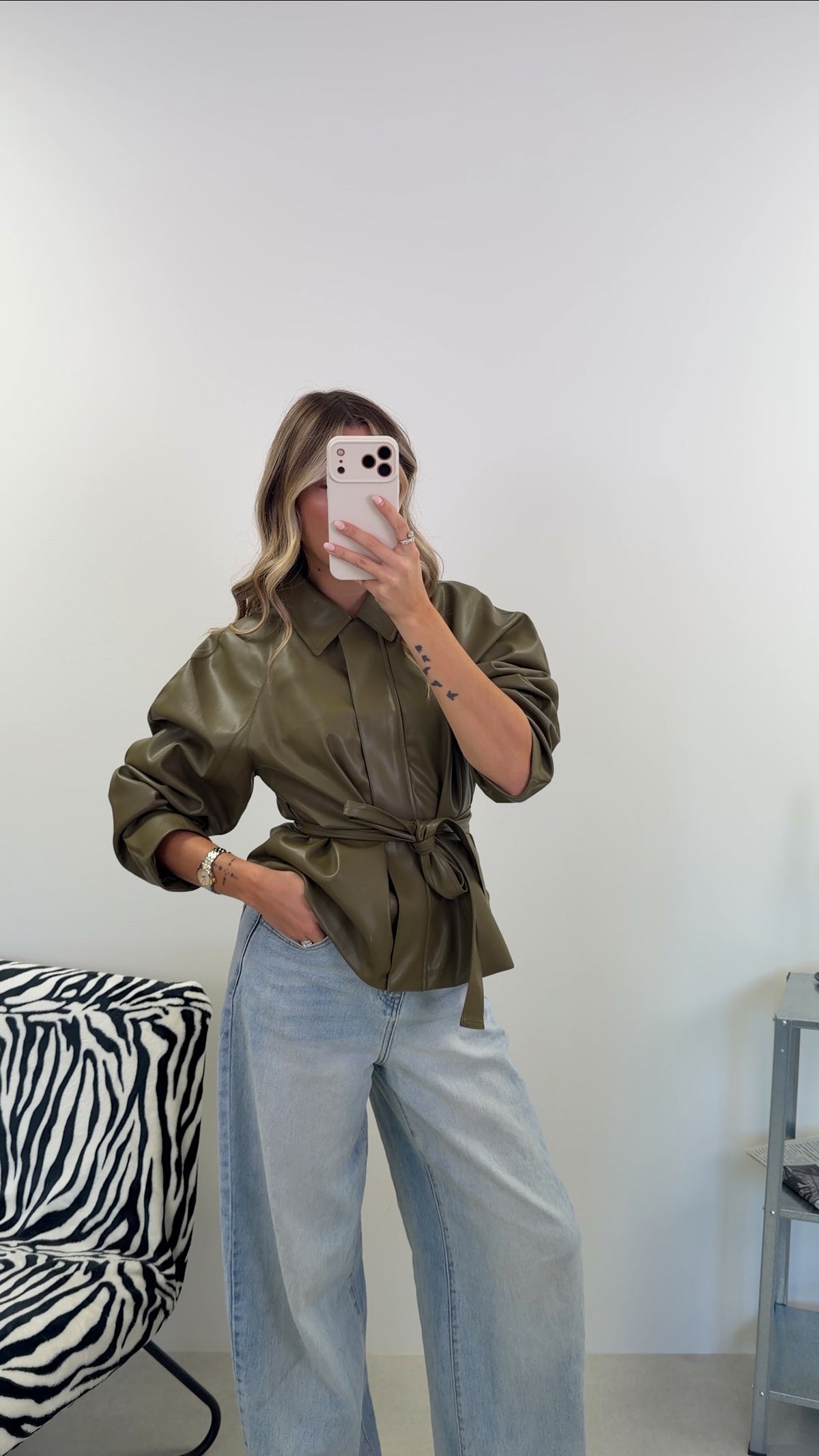 VESTE HAVA - OLIVE