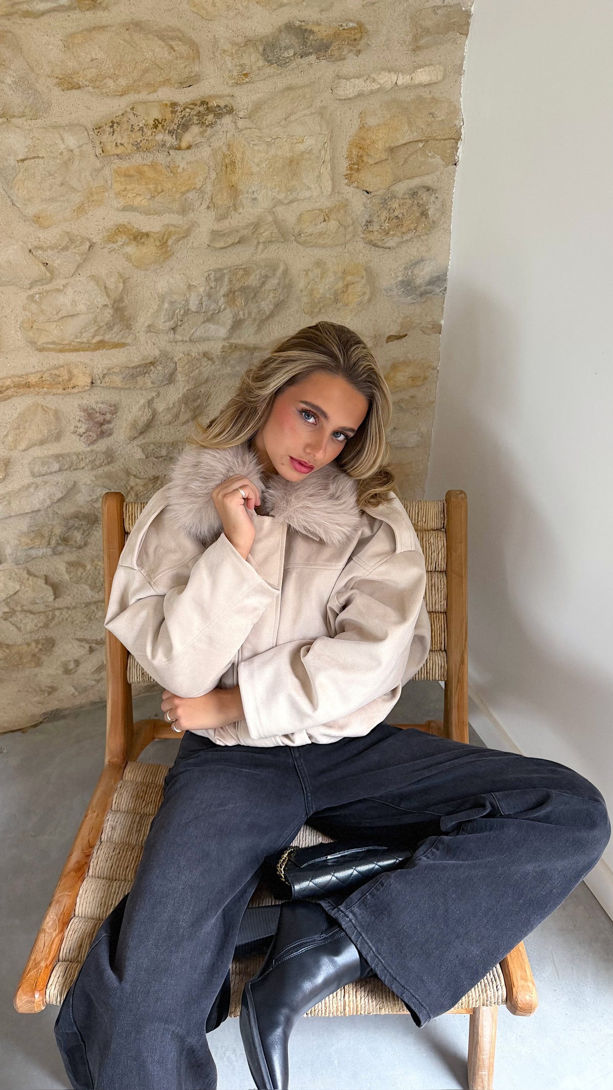 VESTE SOLYNE - BEIGE