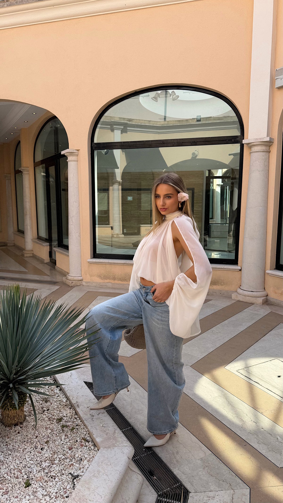 CARLA BLOUSE - ECRU
