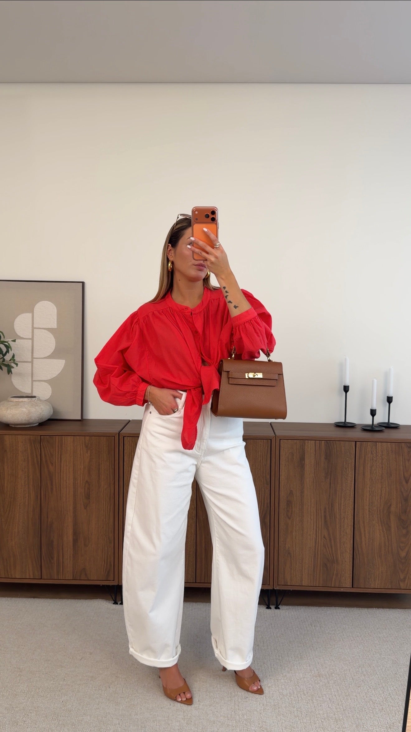 CLÉA BLOUSE - RED
