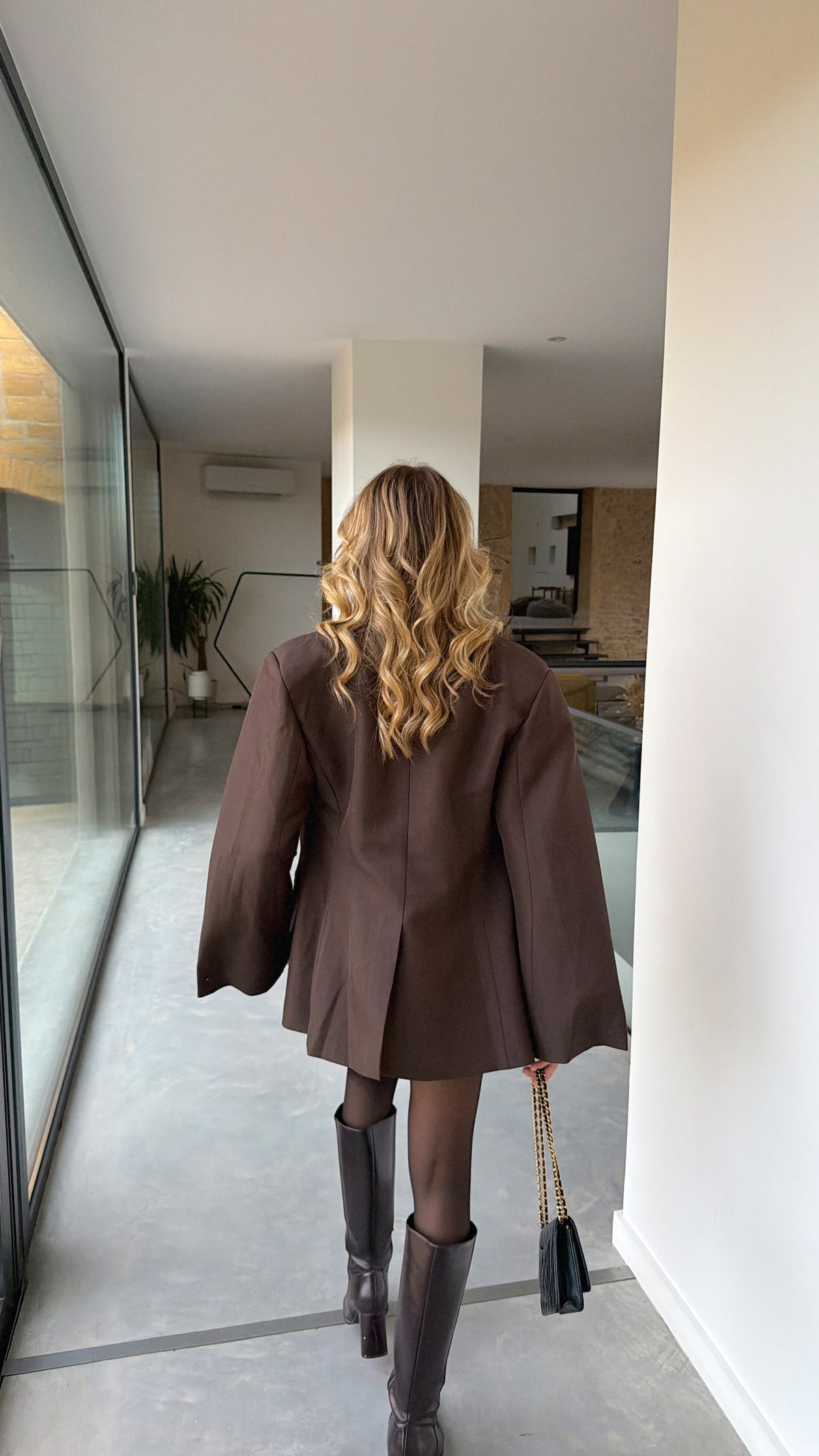 SUZY BLAZER - CHOCO