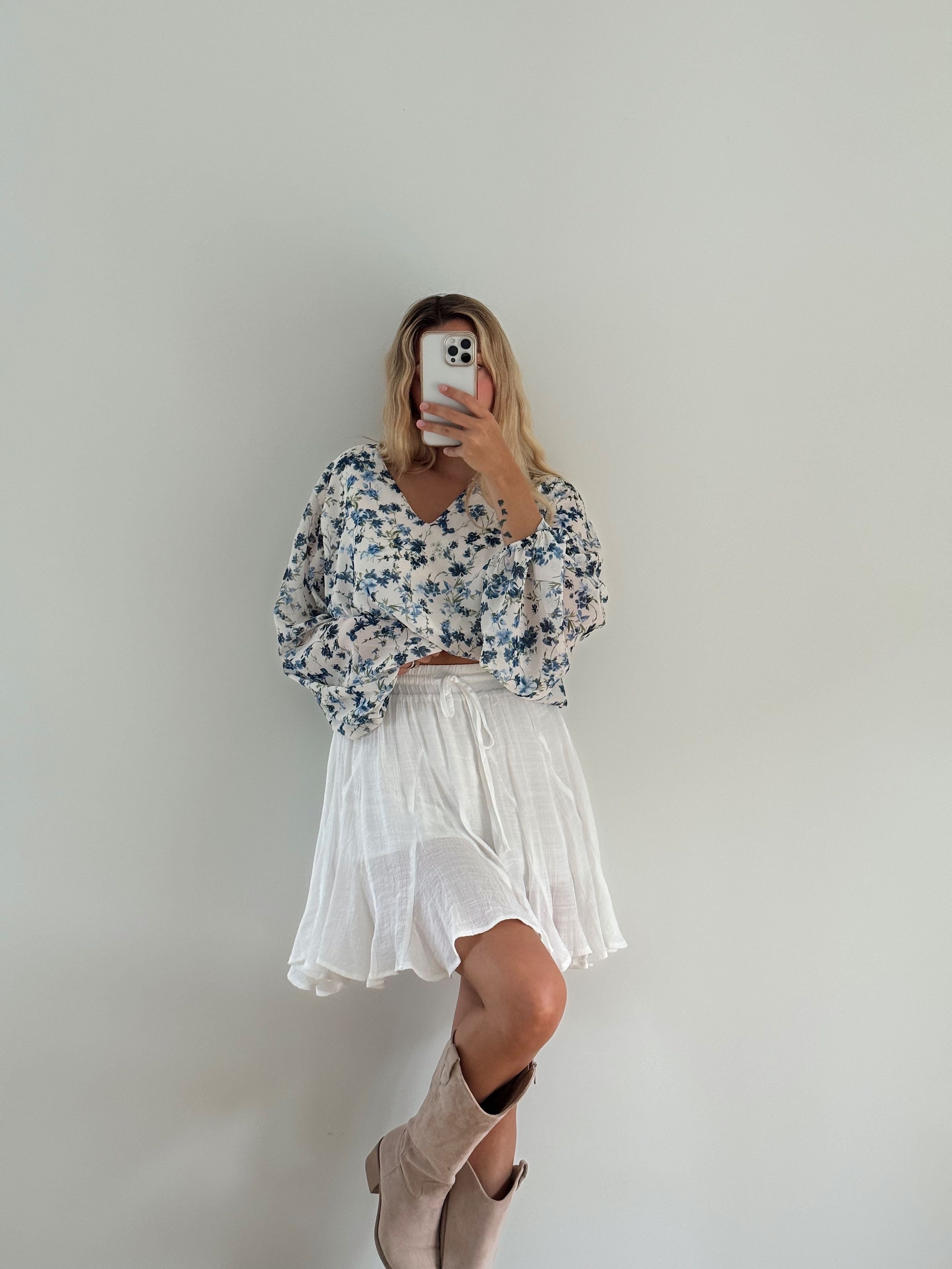 LOUISA SKIRT - WHITE