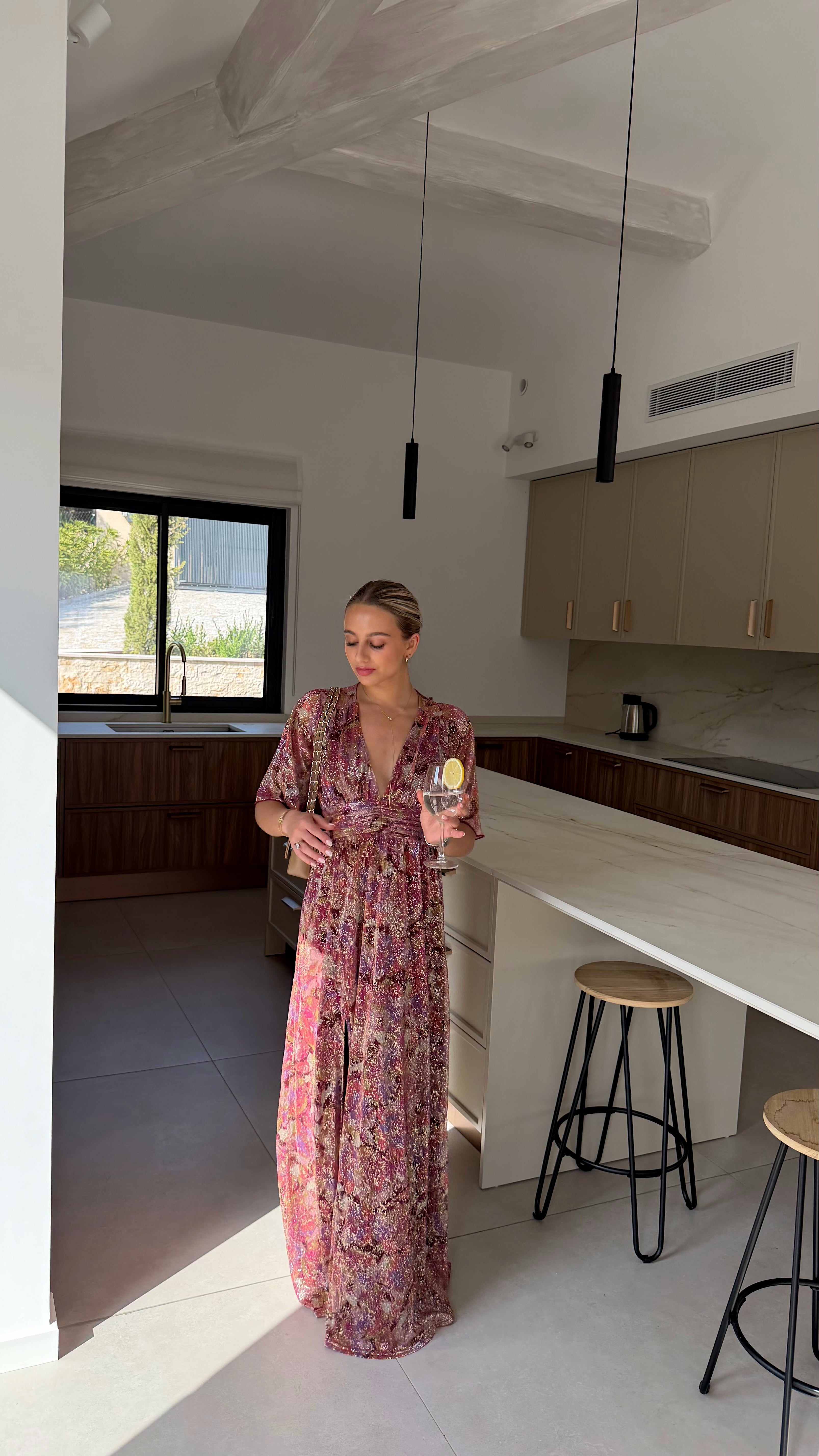 ROBE CAMÉLIA - BORDEAUX