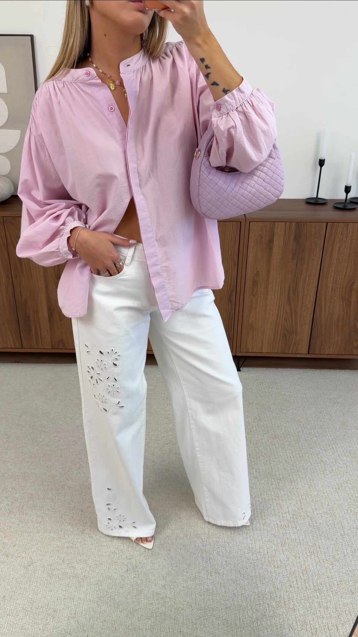 CLÉA BLOUSE - LILAC
