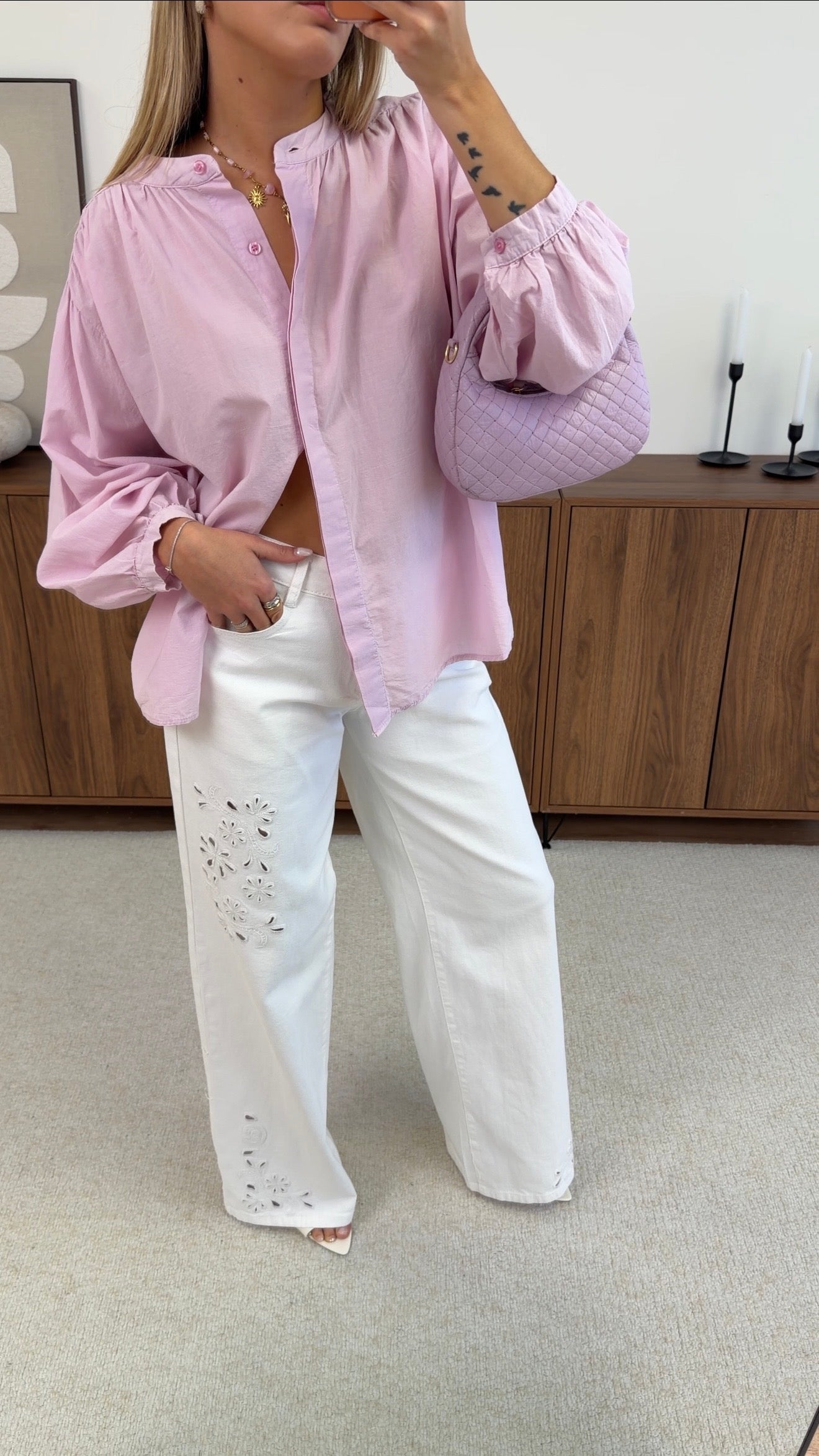 CLÉA BLOUSE - LILAC