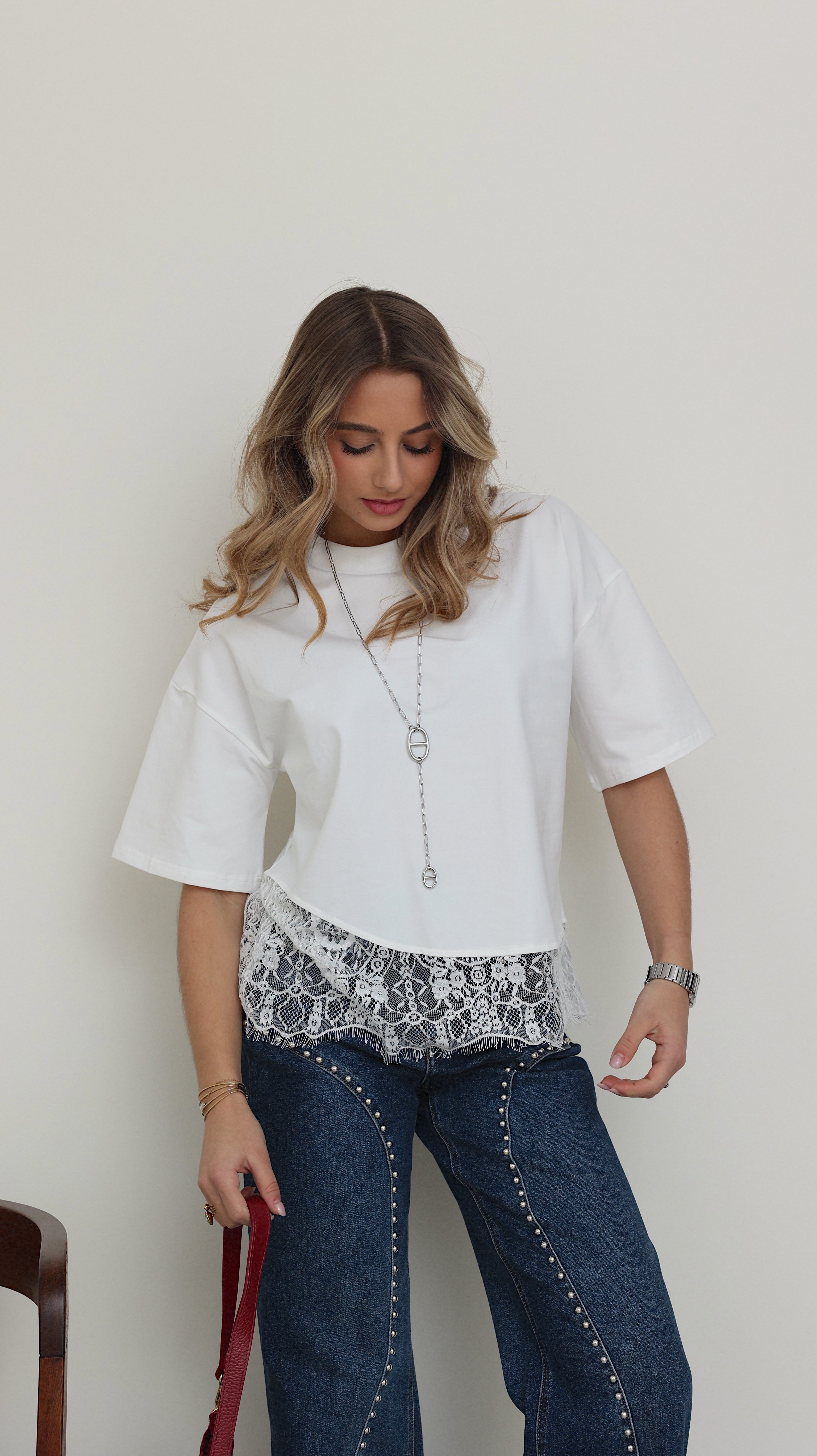 T-SHIRT ALBA - BLANC