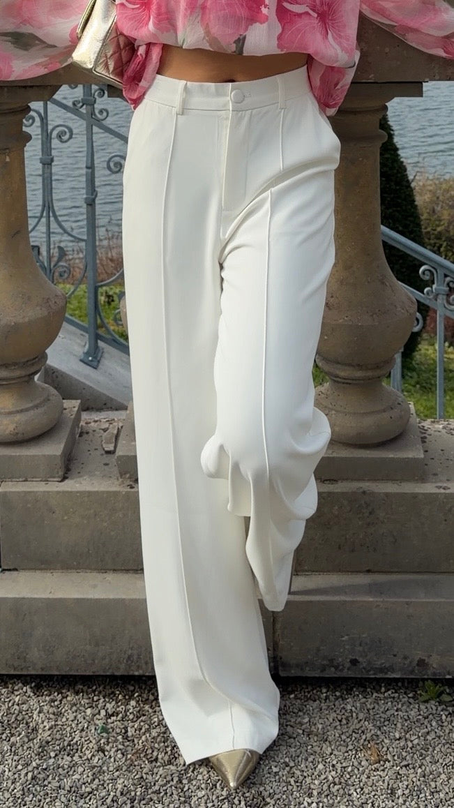 PANTALON TIAGO - BLANC