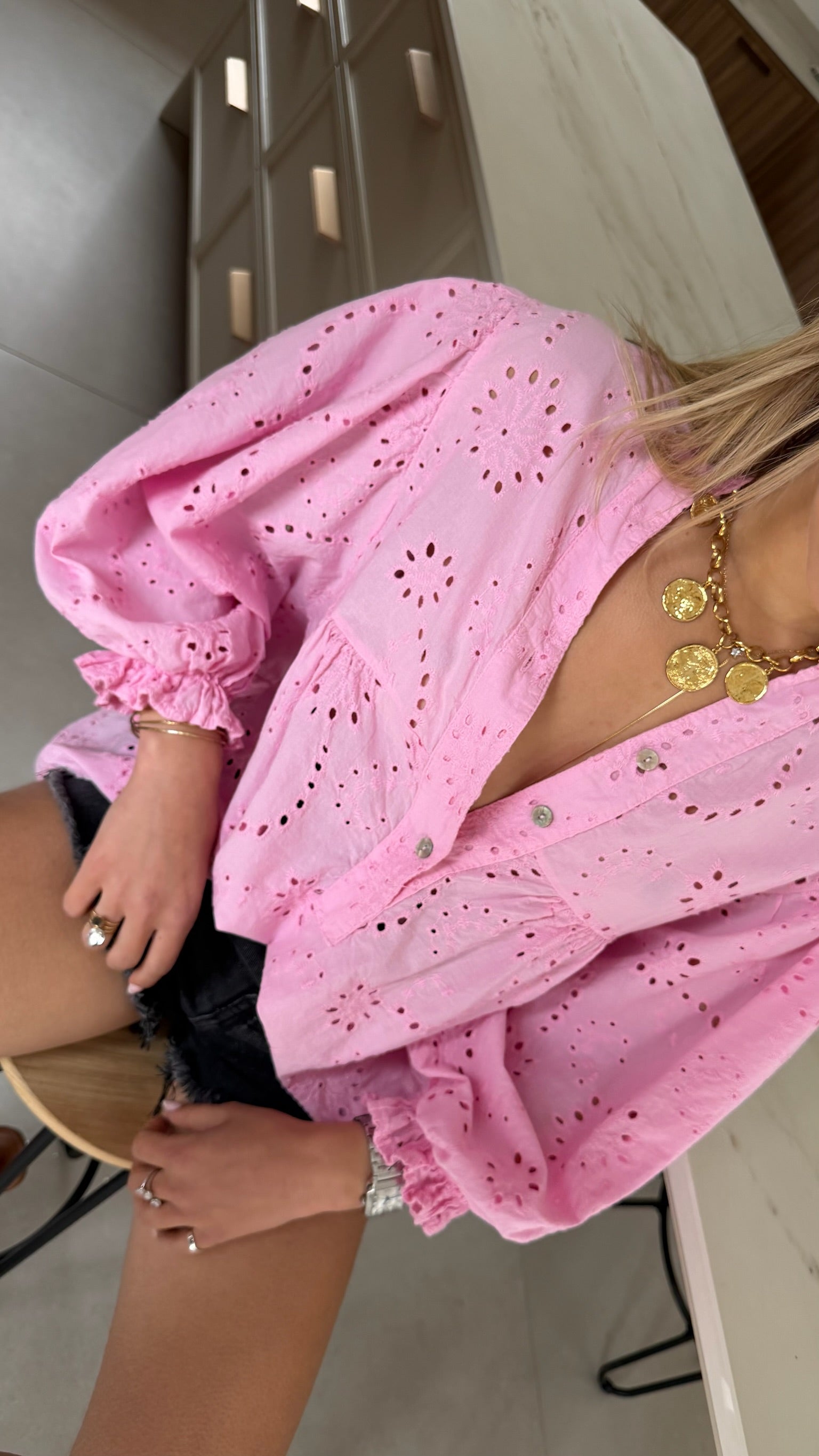 BLOUSE ENOLA - ROSE
