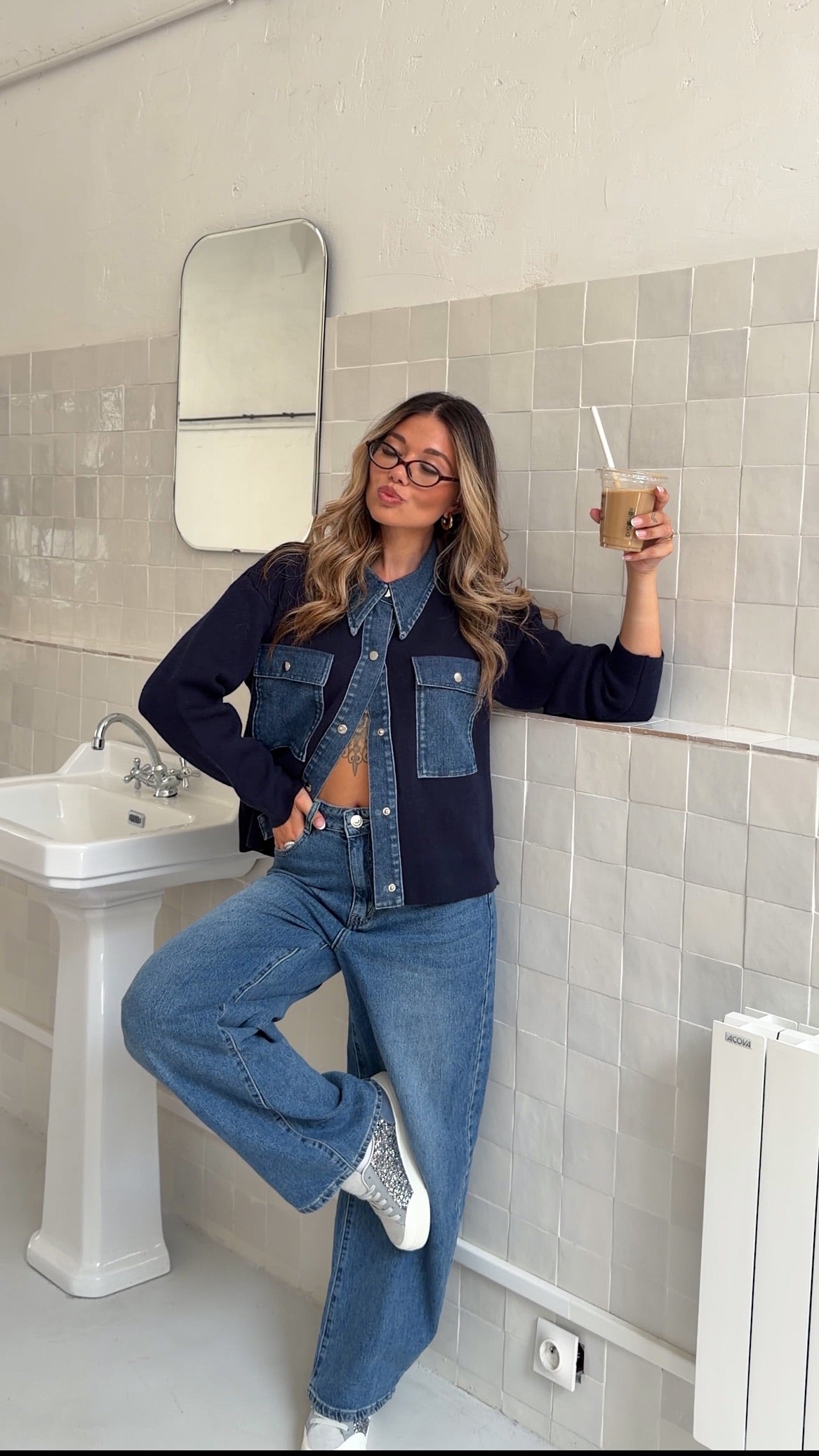 GILET ASTRID - MARINE