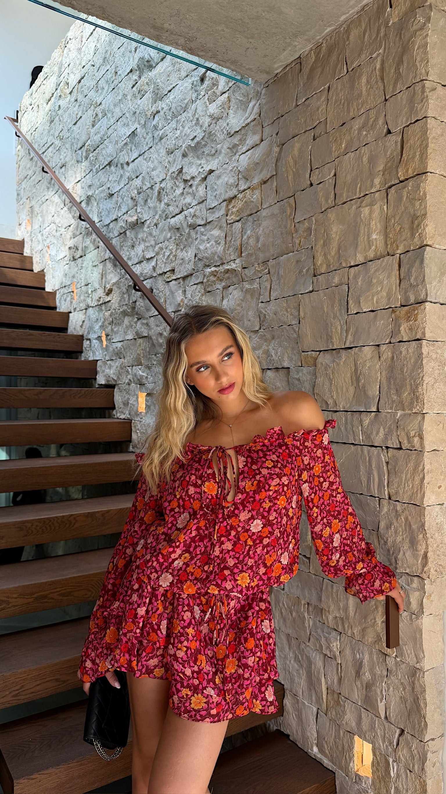 INES JUMPSUIT - BORDEAUX