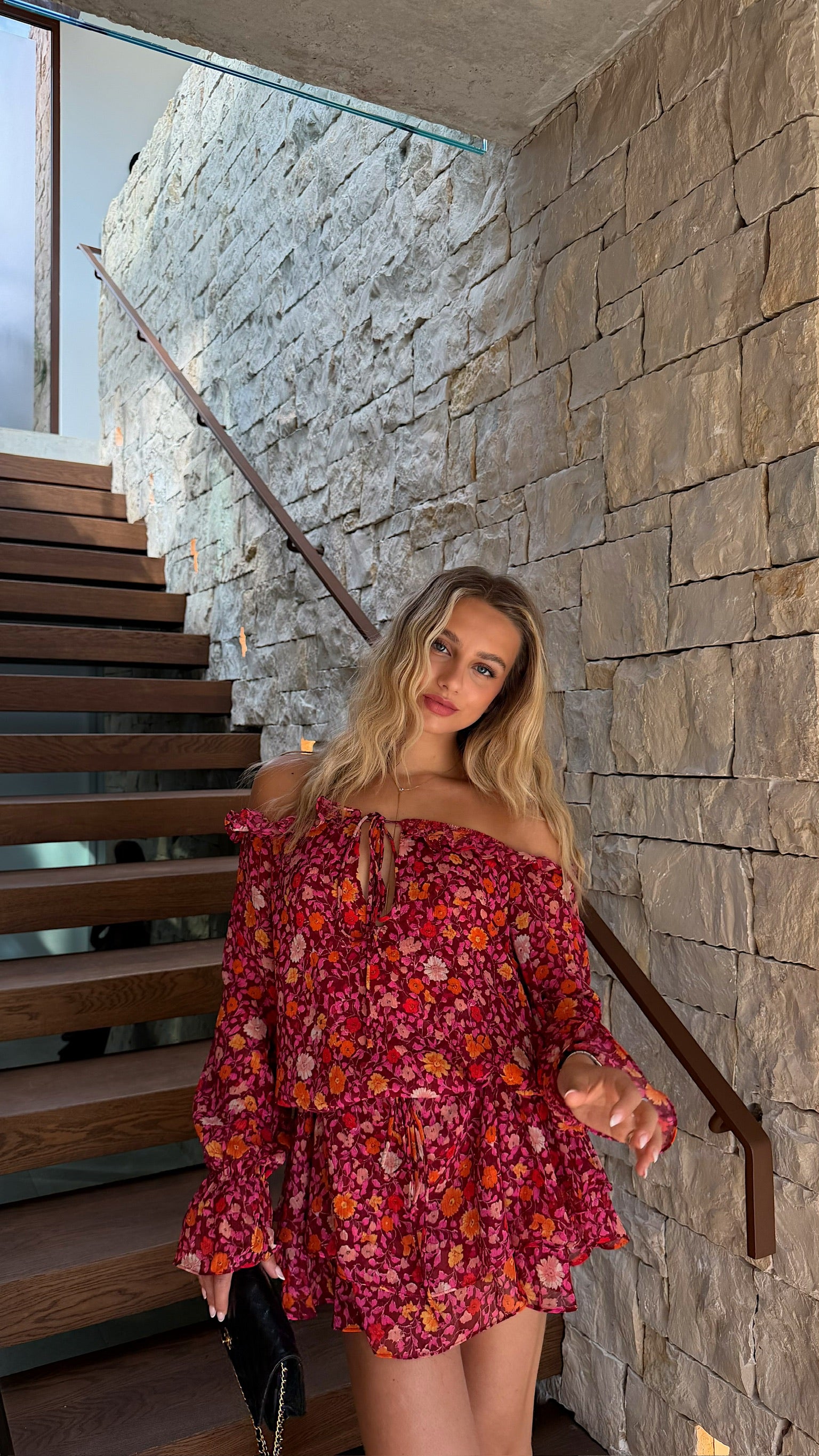 INES JUMPSUIT - BORDEAUX