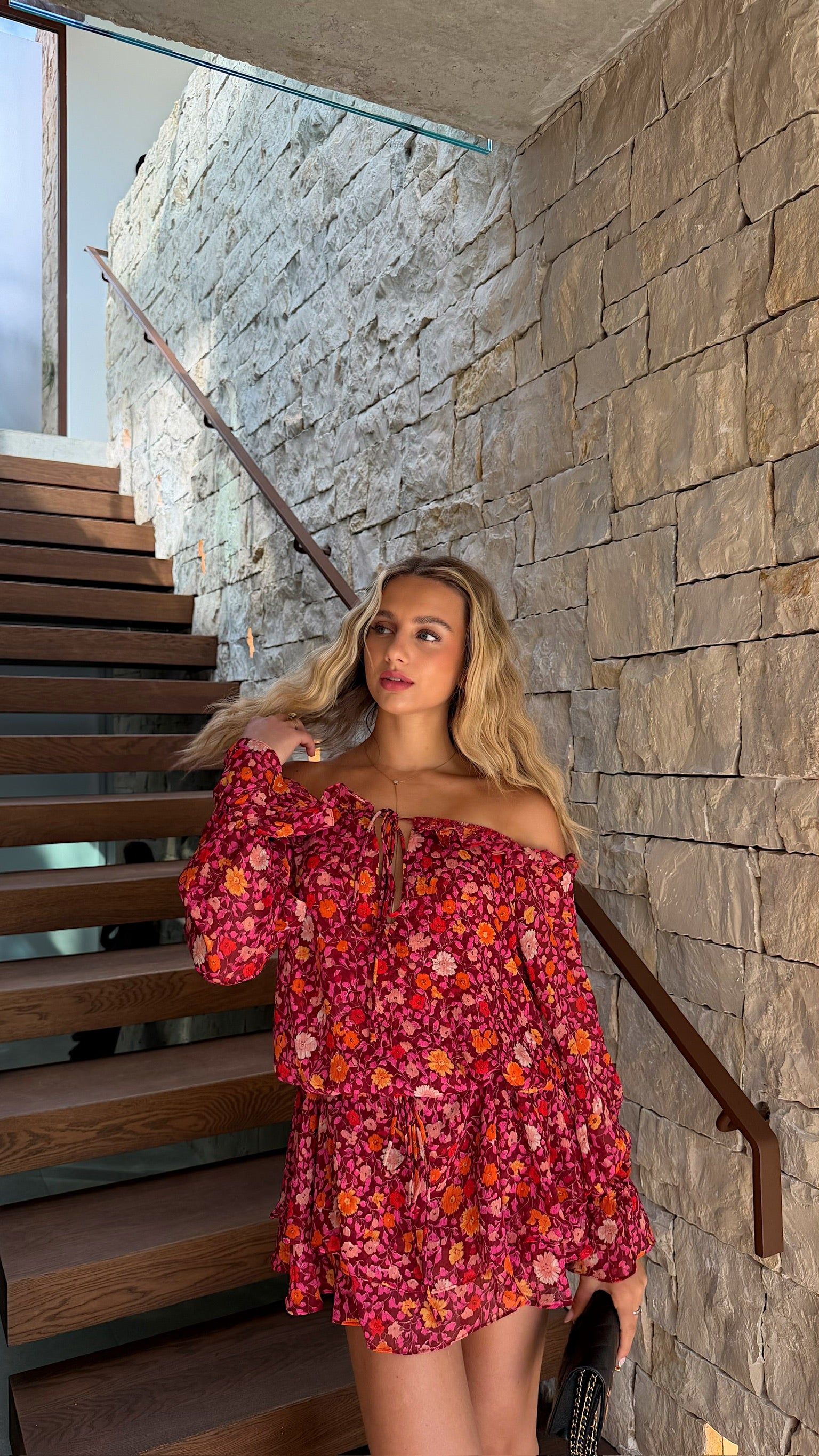 INES JUMPSUIT - BORDEAUX