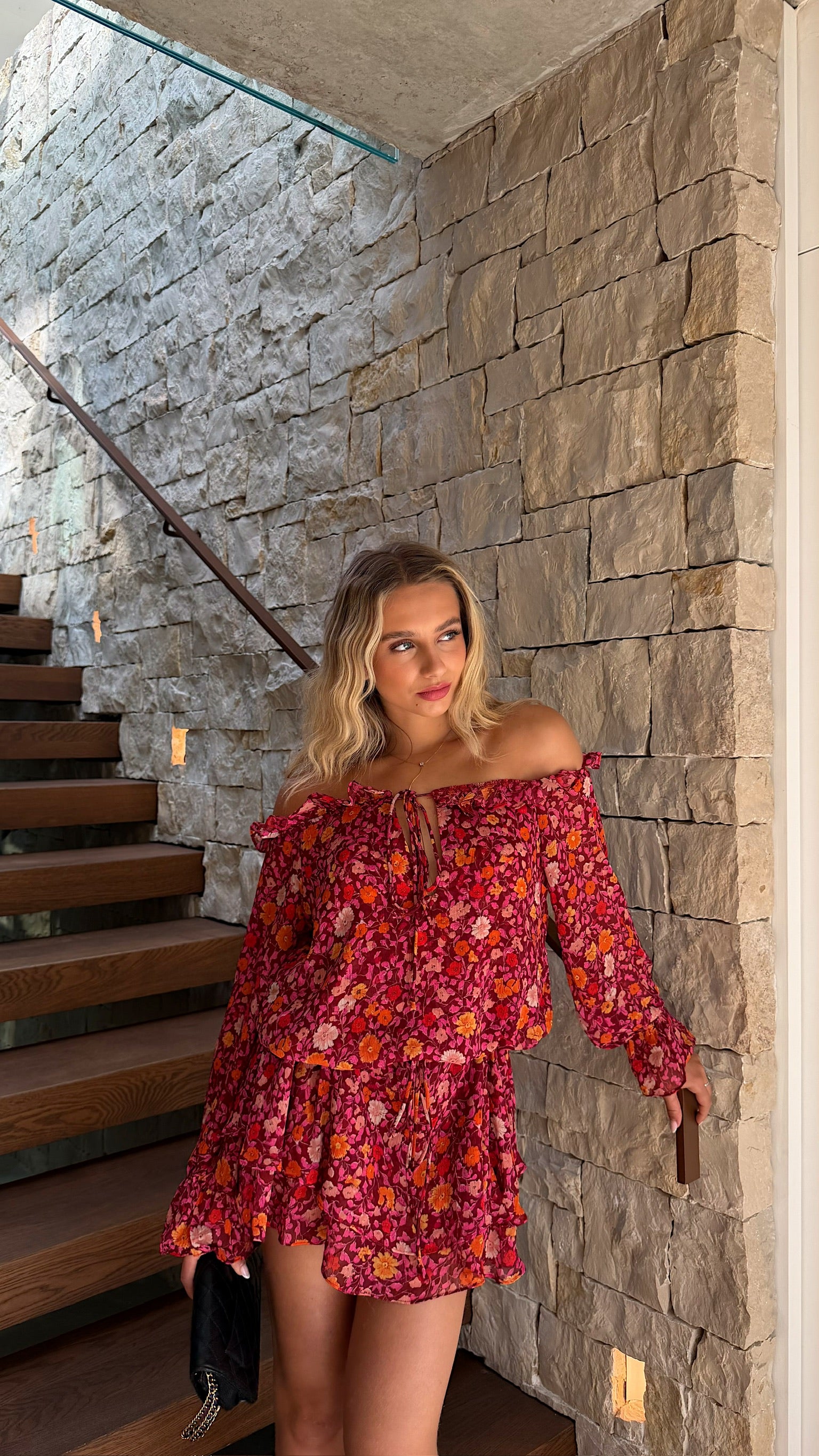 INES JUMPSUIT - BORDEAUX
