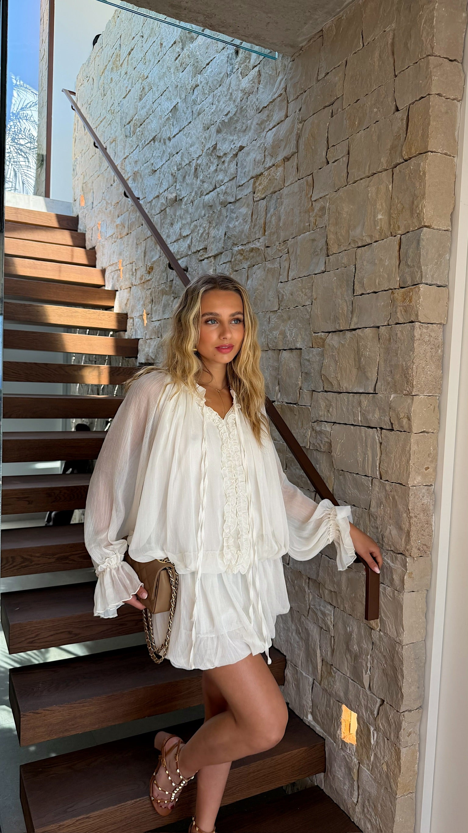 VESTIDO LESLIE - CRUDO