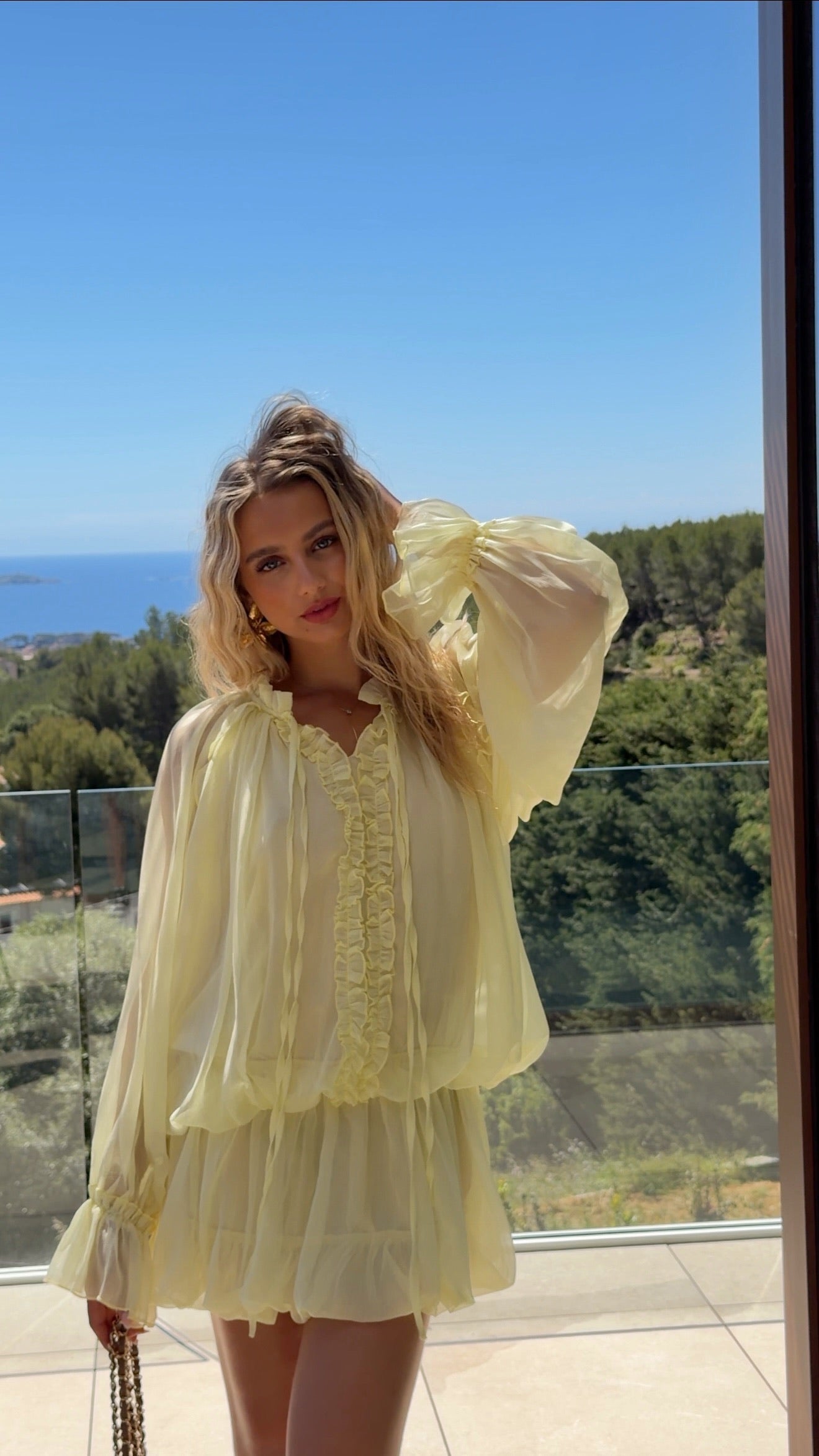 ROBE LESLIE - JAUNE