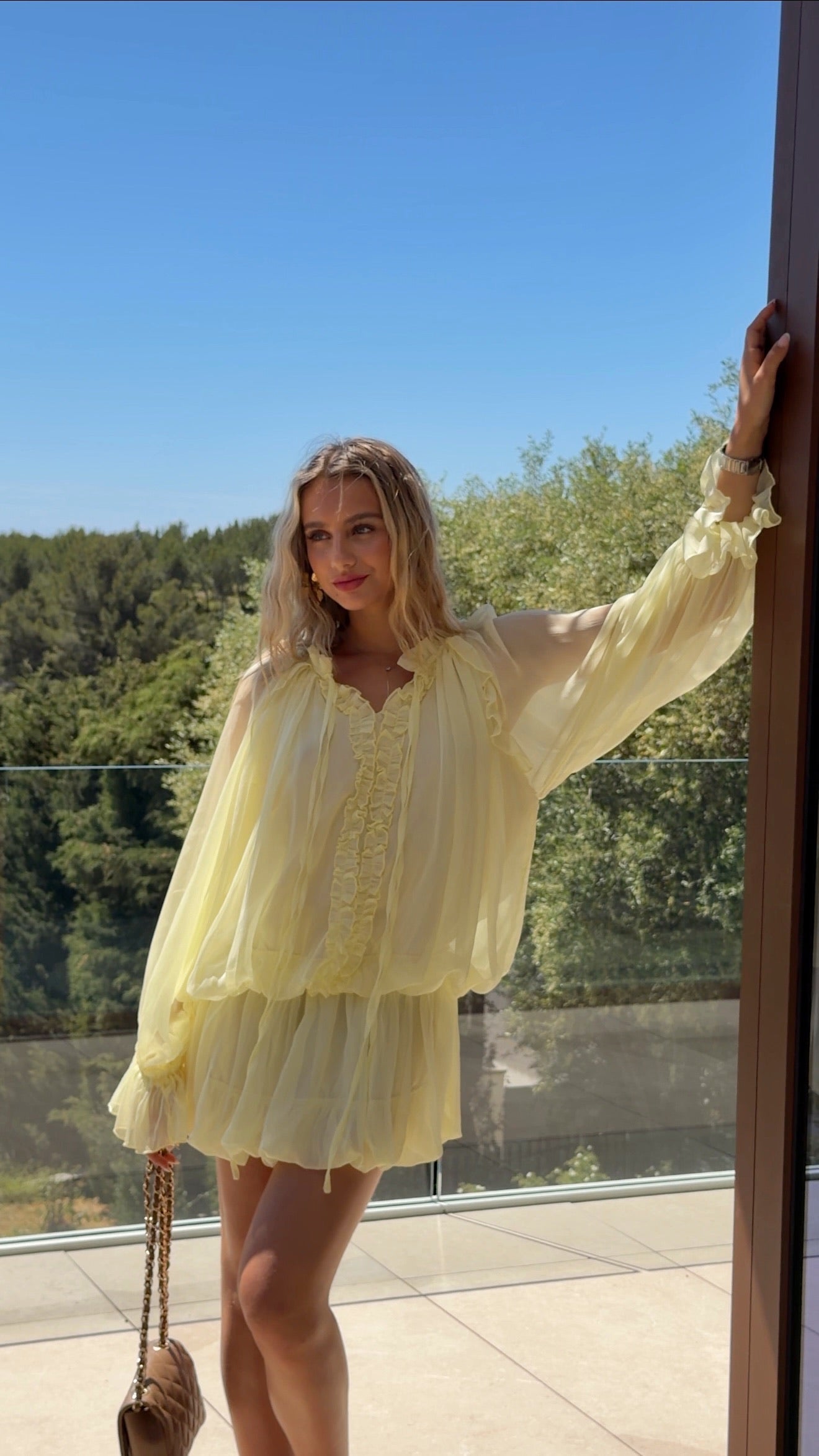 ROBE LESLIE - JAUNE