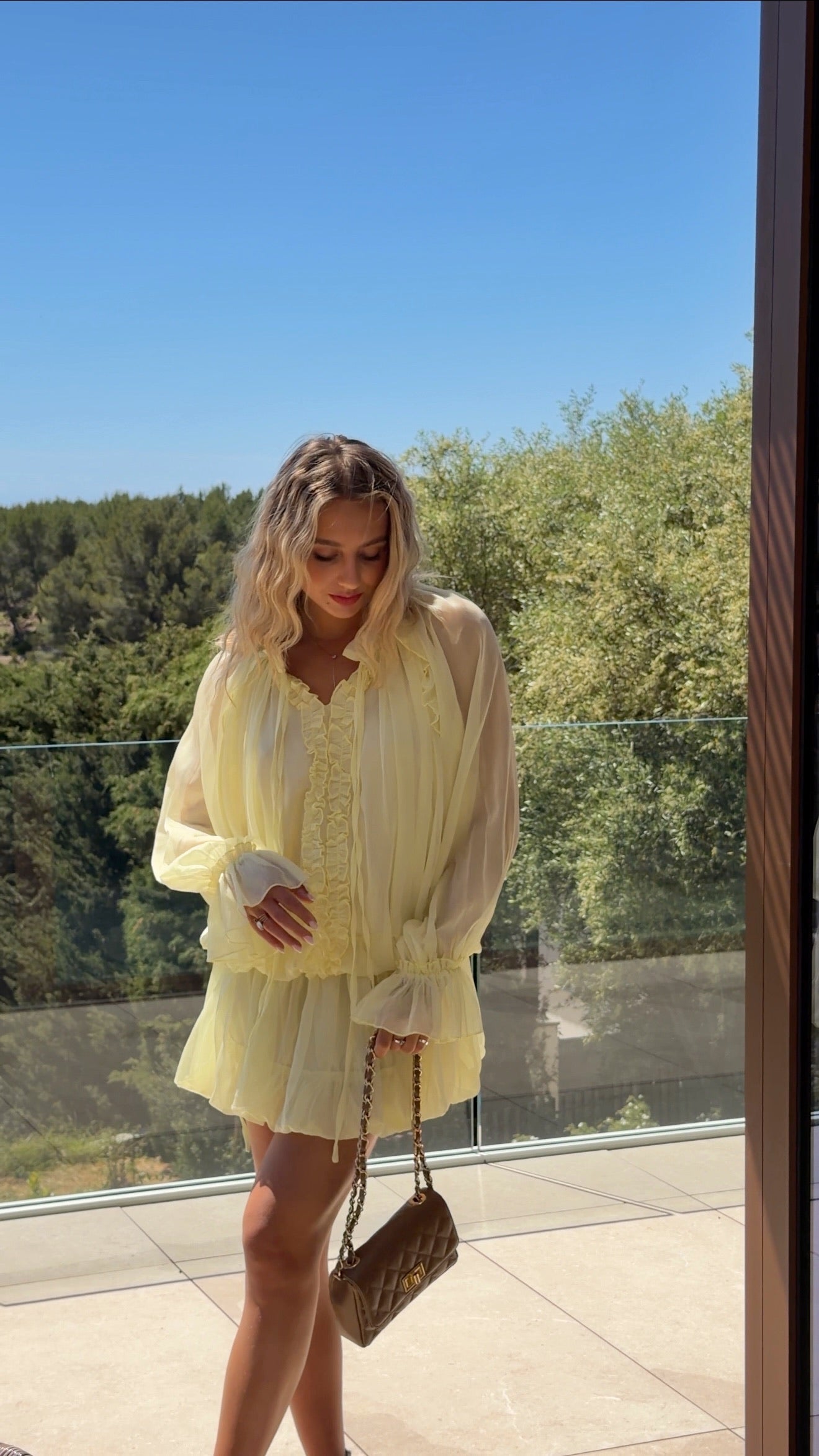 ROBE LESLIE - JAUNE