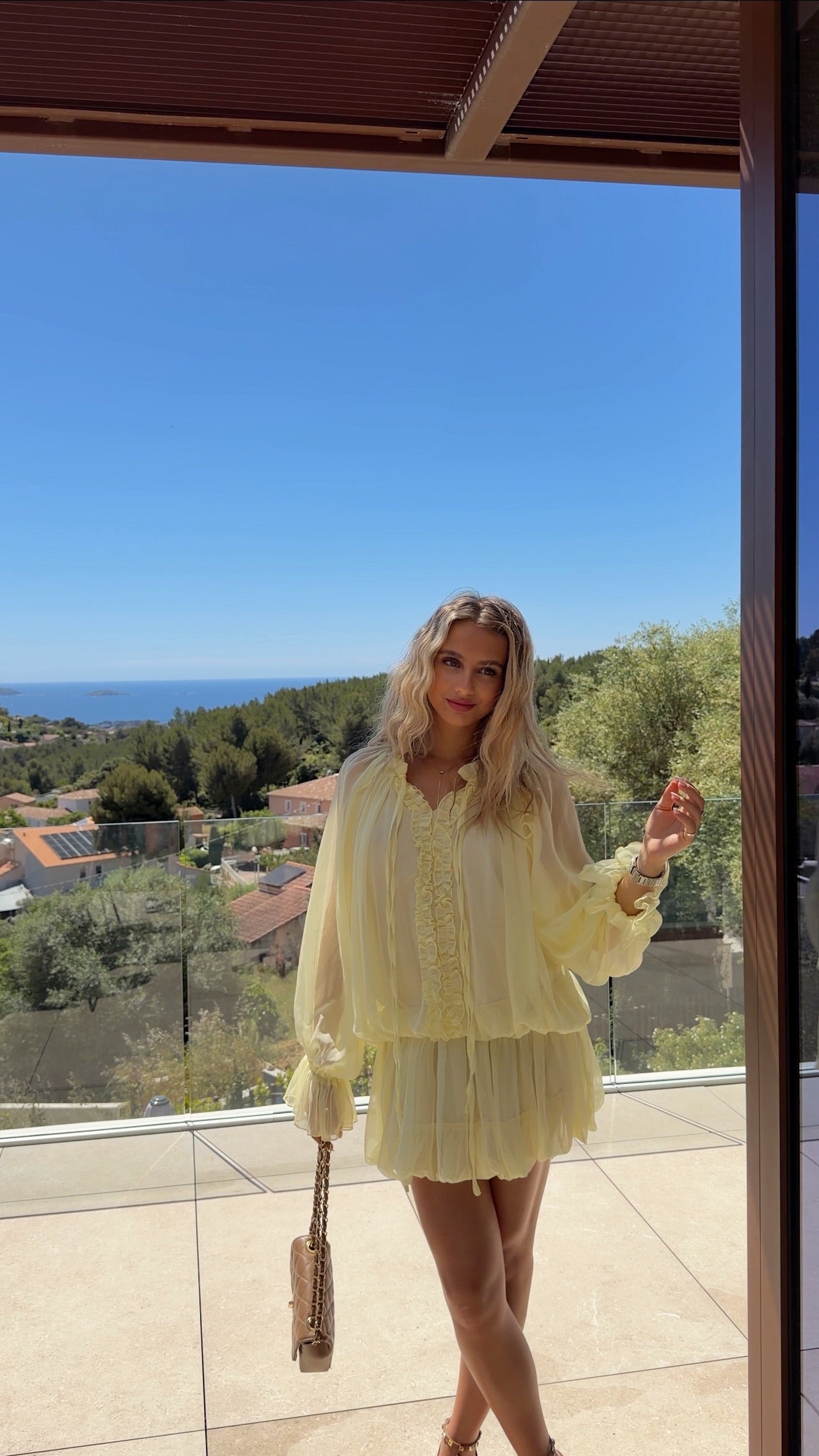 ROBE LESLIE - JAUNE